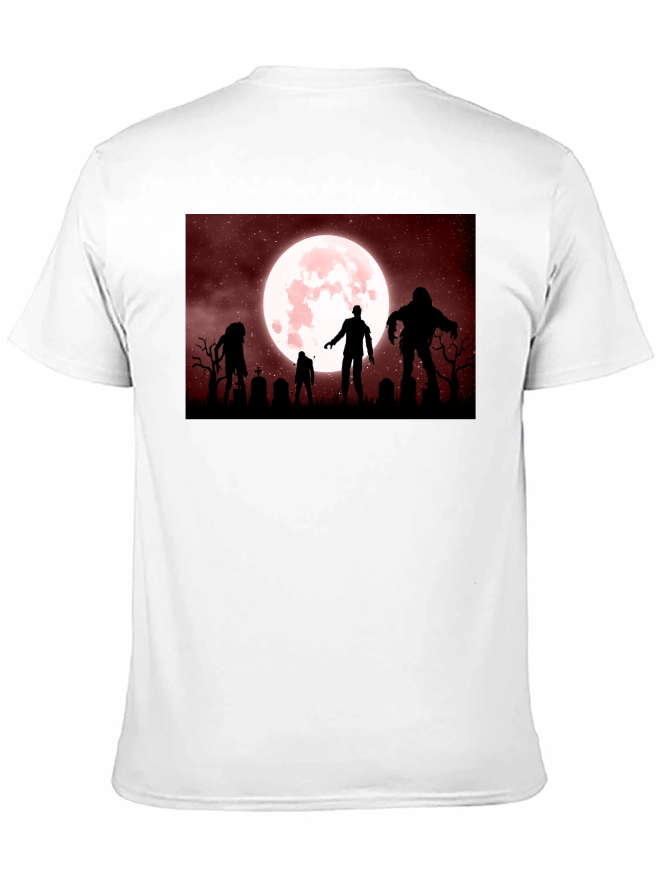Zombie Moon T-Shirt - Halloween Night