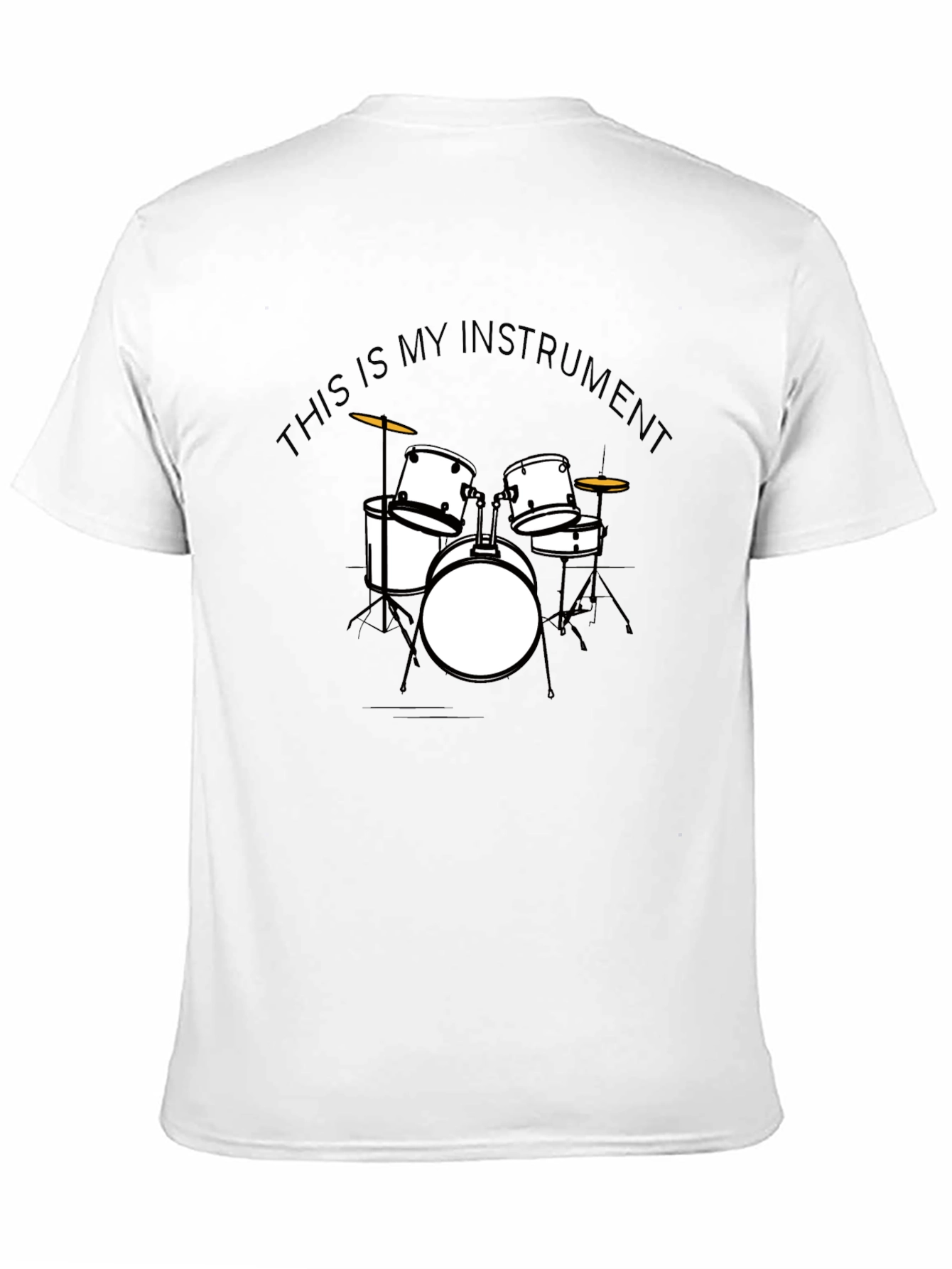 Drum Set Instrument T-Shirt - Musician Tee