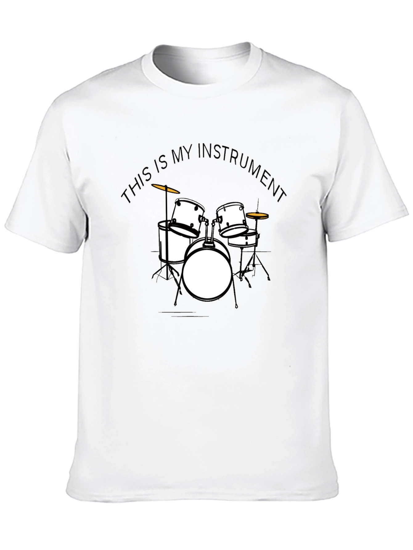 Drum Set Instrument T-Shirt - Musician Tee
