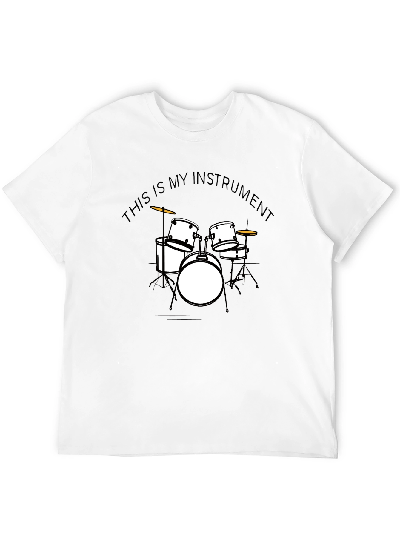 Drum Set Instrument T-Shirt - Musician Tee