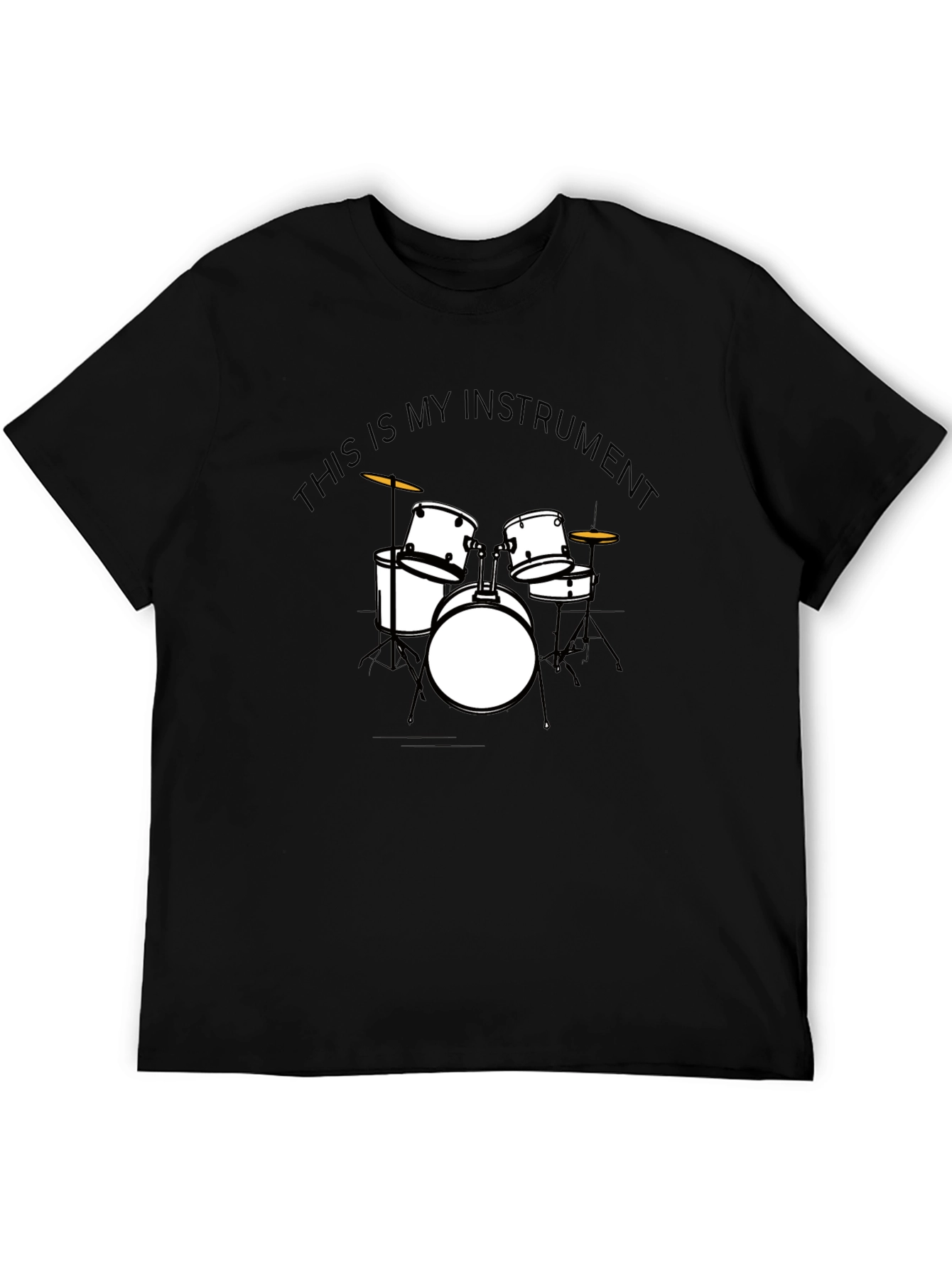 Drum Set Instrument T-Shirt - Musician Tee