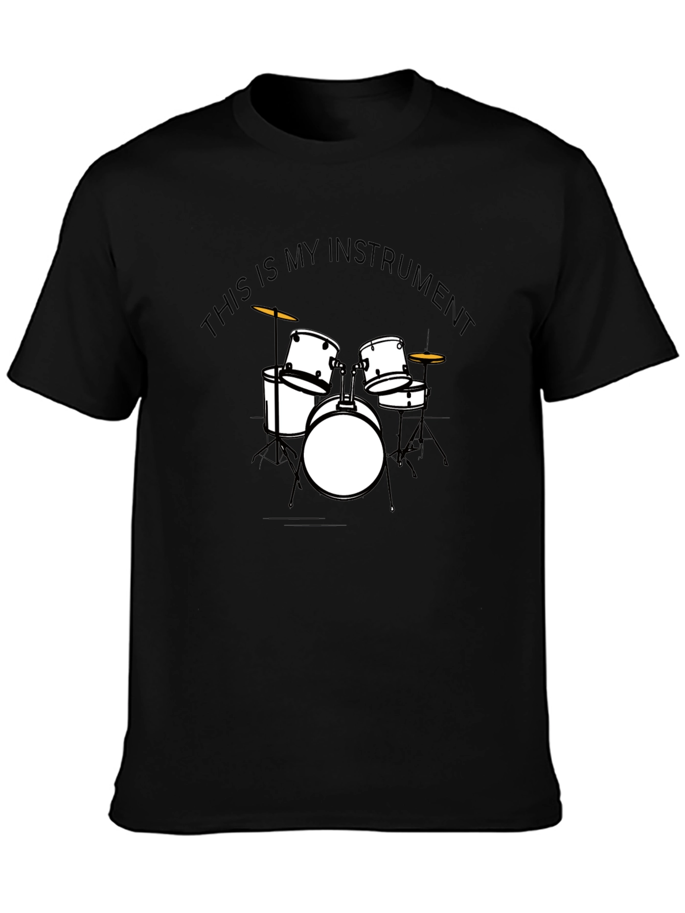 Drum Set Instrument T-Shirt - Musician Tee