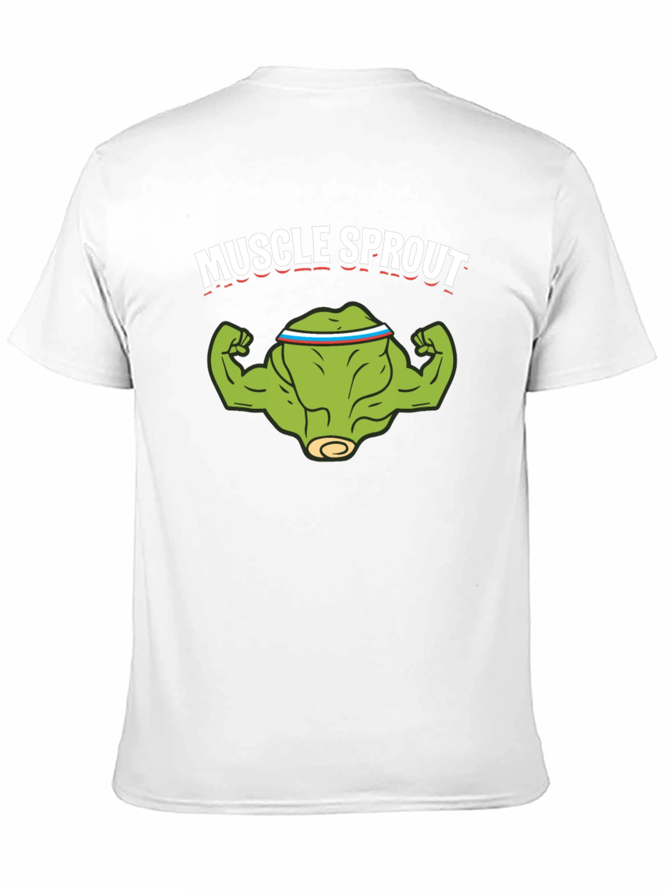 Muscle Sprout Black T-Shirt - Gym Humor Tee