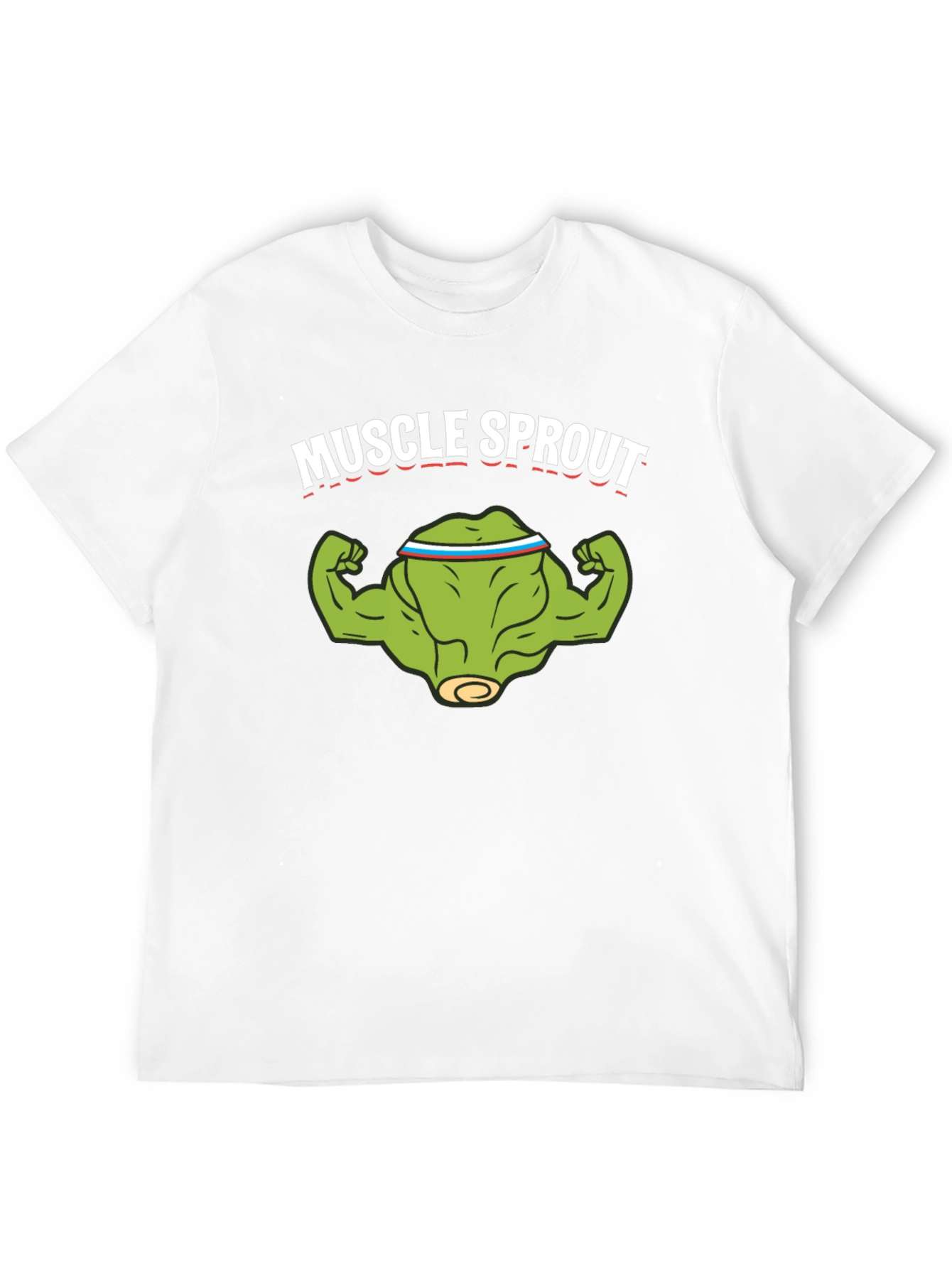 Muscle Sprout Black T-Shirt - Gym Humor Tee