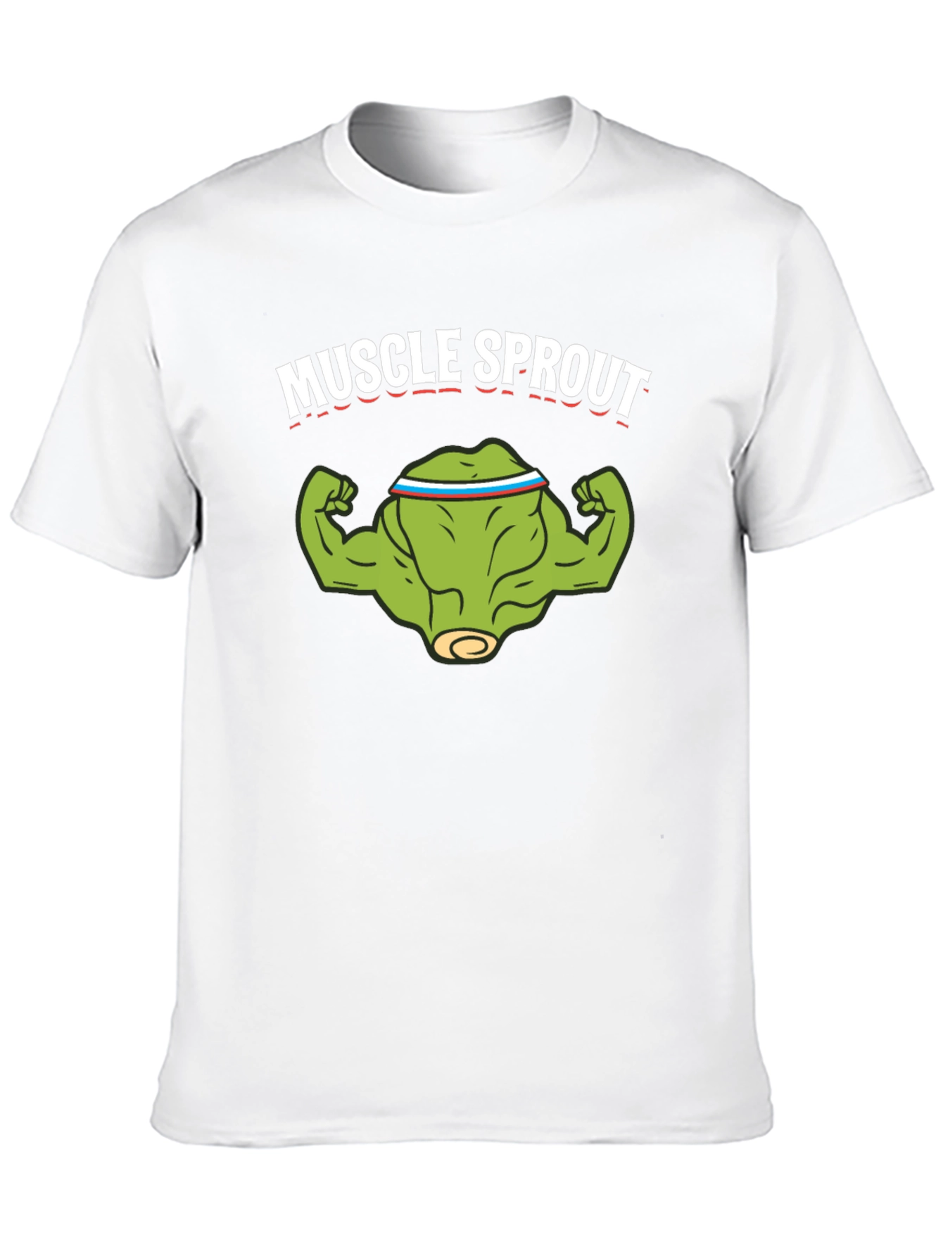 Muscle Sprout Black T-Shirt - Gym Humor Tee