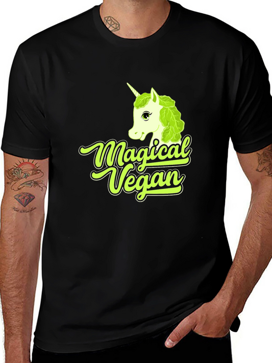 Magical Vegan T-Shirt - Cute Unicorn Tee
