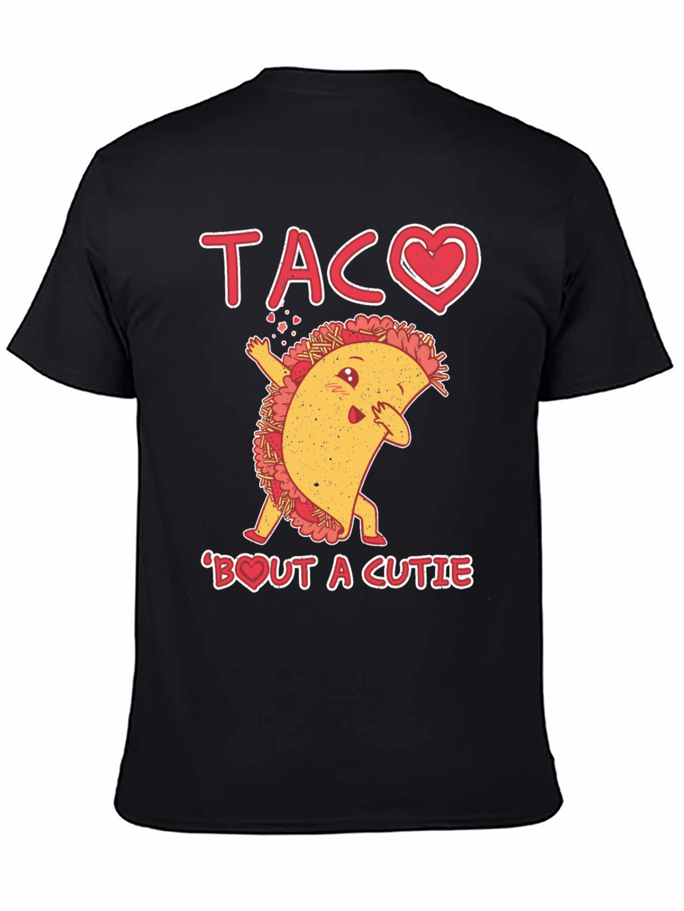 Taco Bout A Cutie Black Graphic Tee