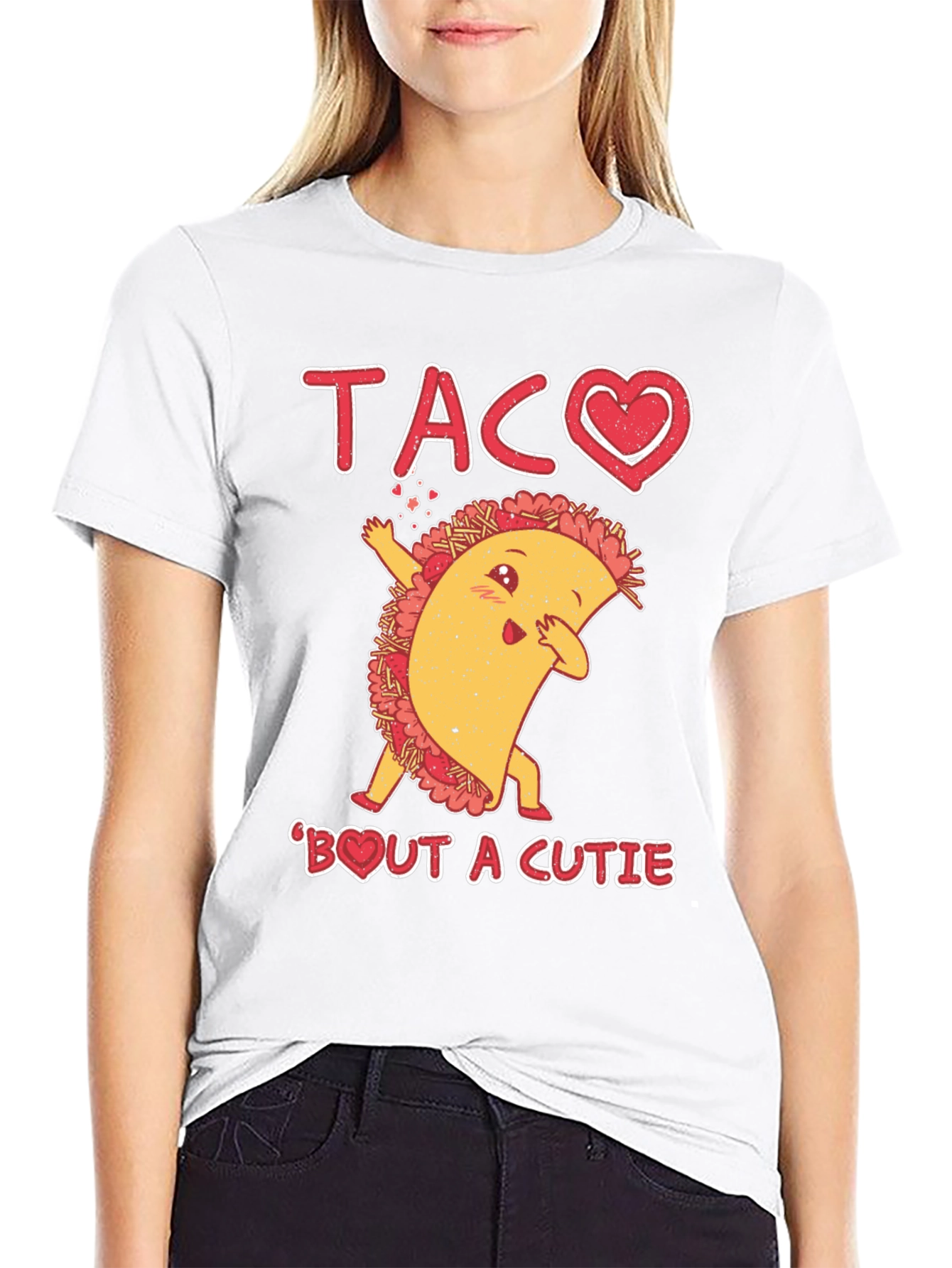 Taco Bout A Cutie Black Graphic Tee