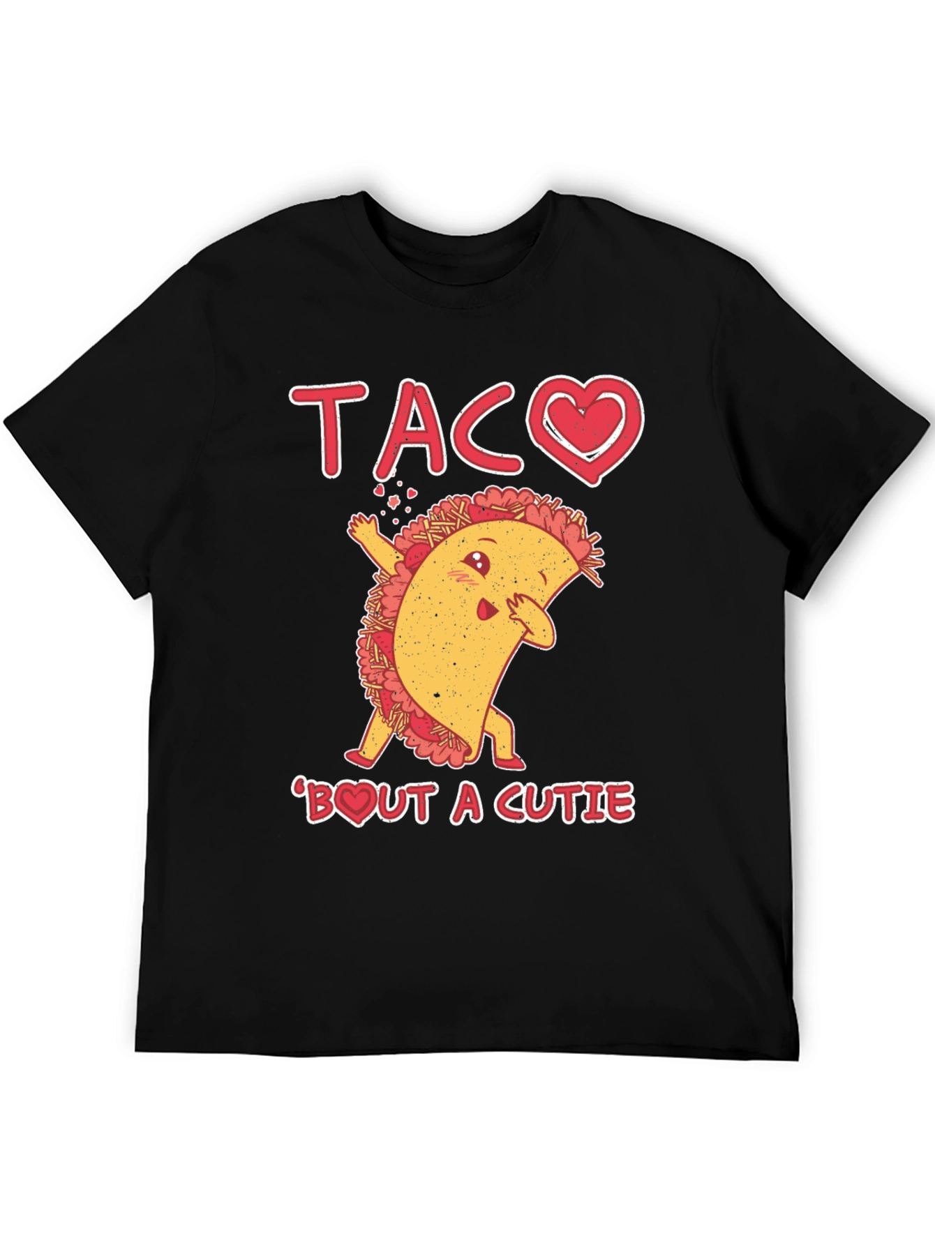 Taco Bout A Cutie Black Graphic Tee