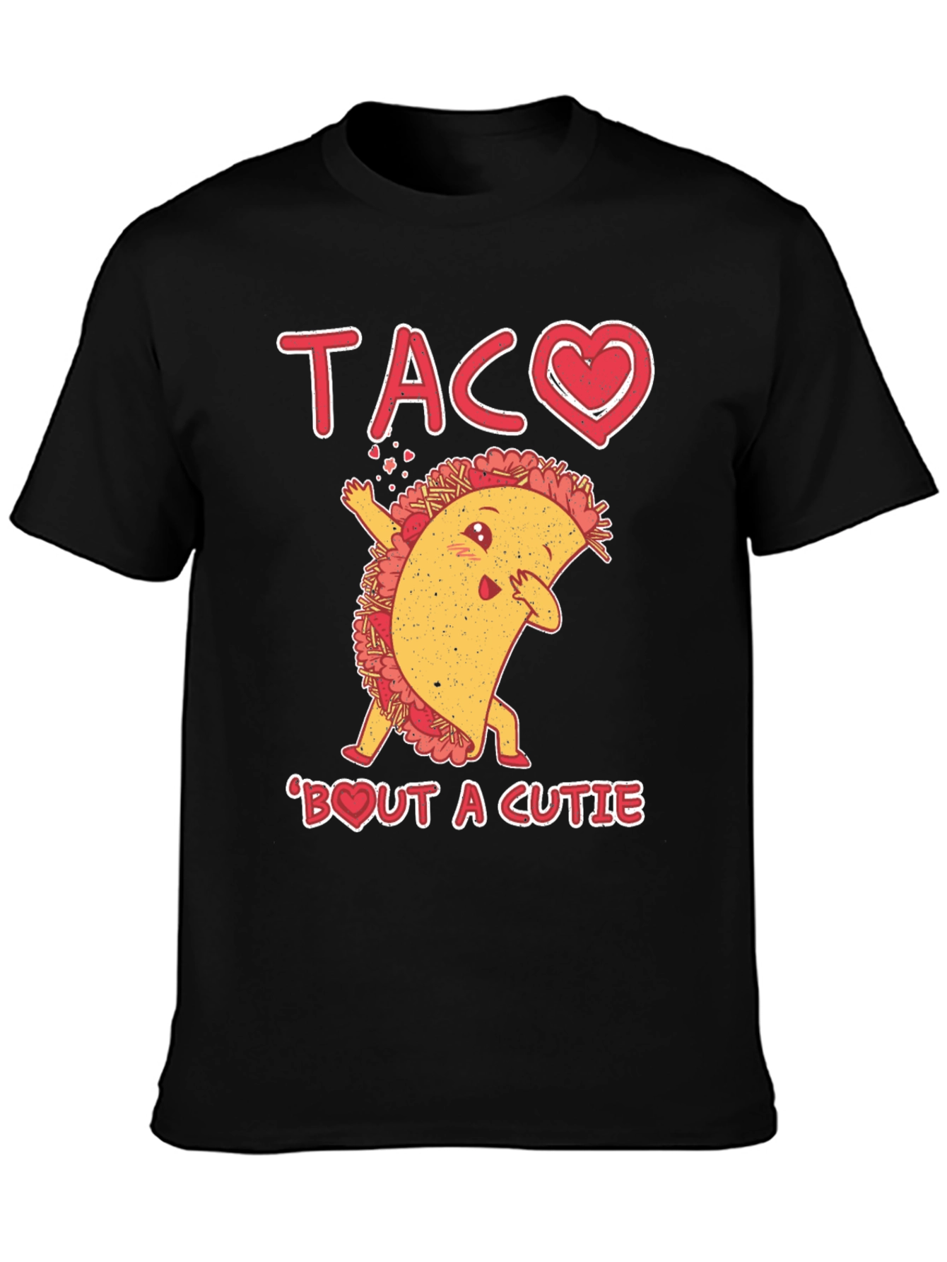 Taco Bout A Cutie Black Graphic Tee