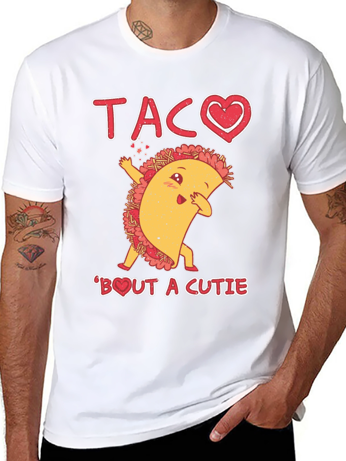 Taco Bout A Cutie Black Graphic Tee