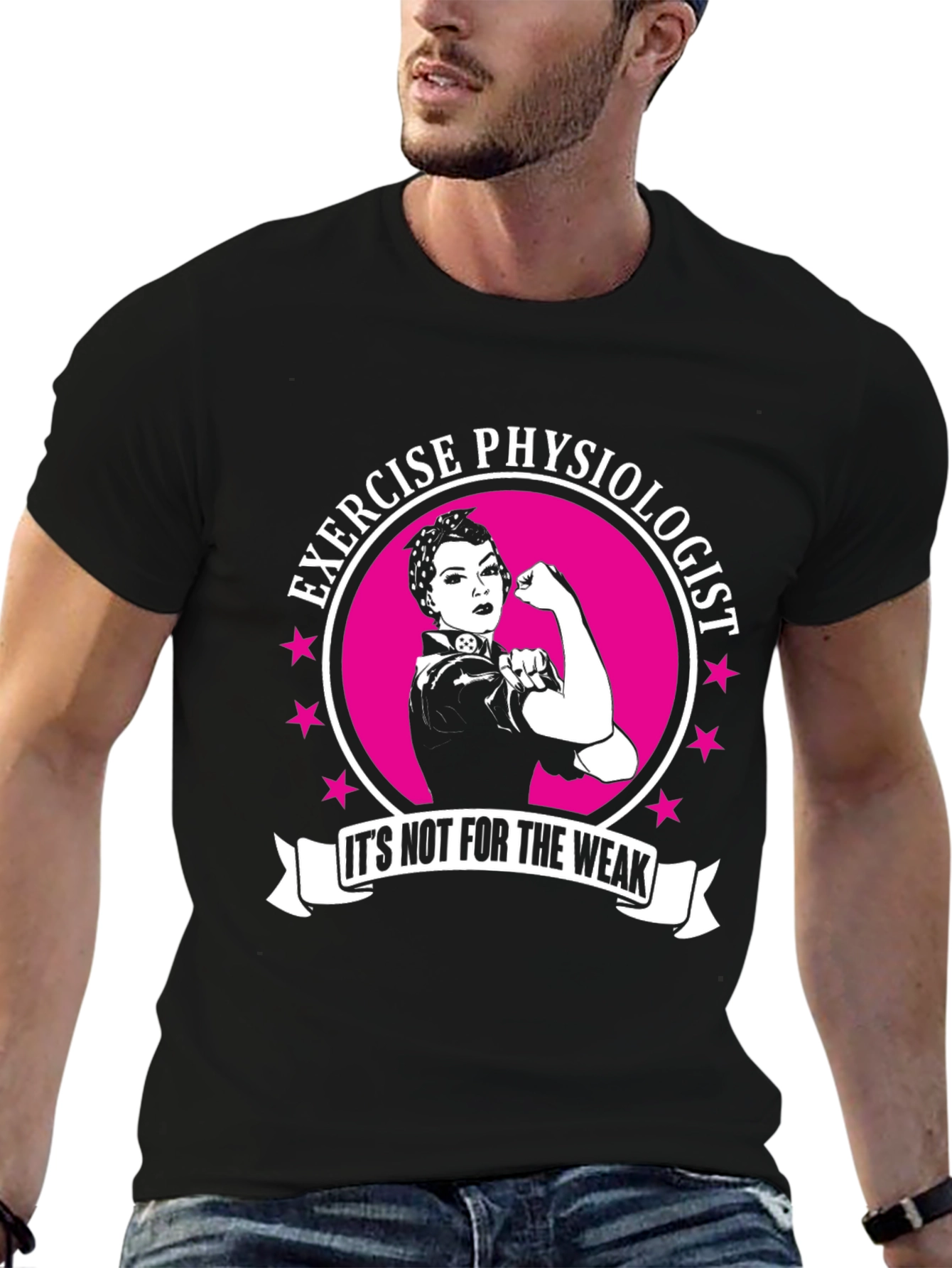Exercise Physiologist T-Shirt - Rosie the Riveter Style