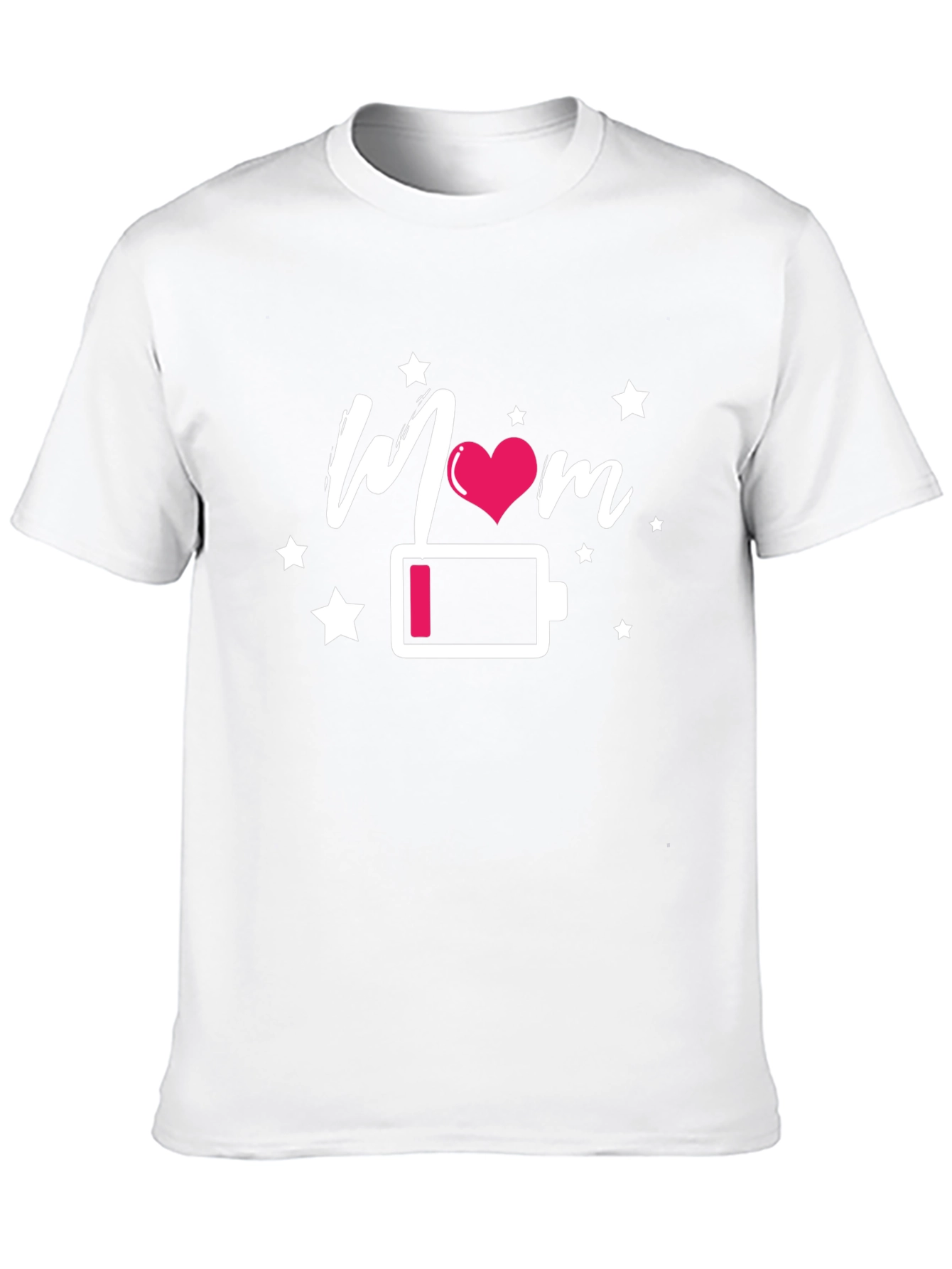 Mom Low Battery T-Shirt - Black