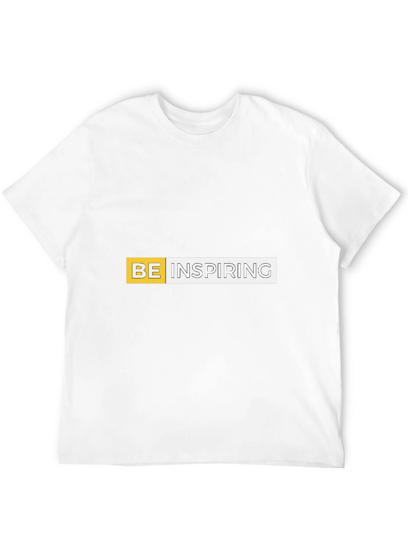 Be Inspiring Graphic Print Black Tee
