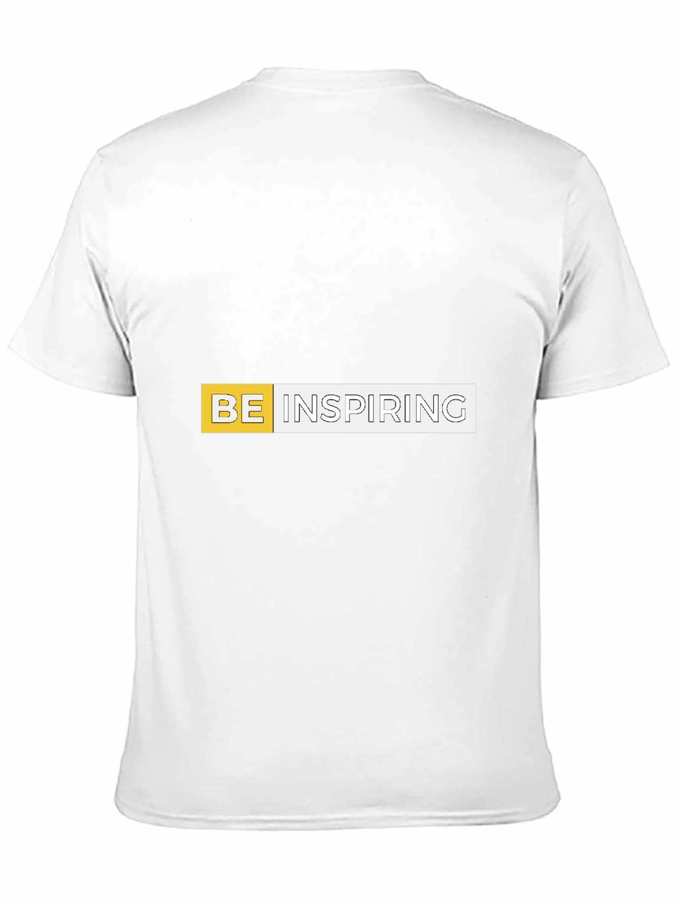 Be Inspiring Graphic Print Black Tee