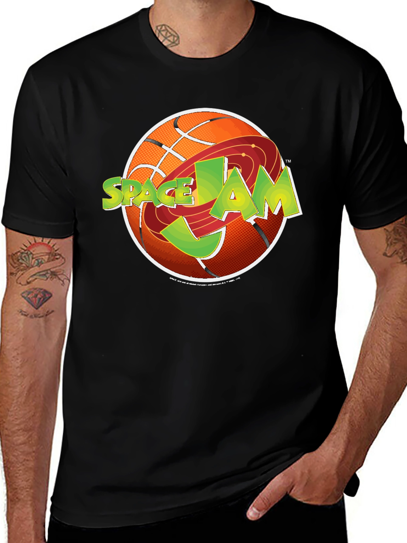 Space Jam Graphic Print T-Shirt
