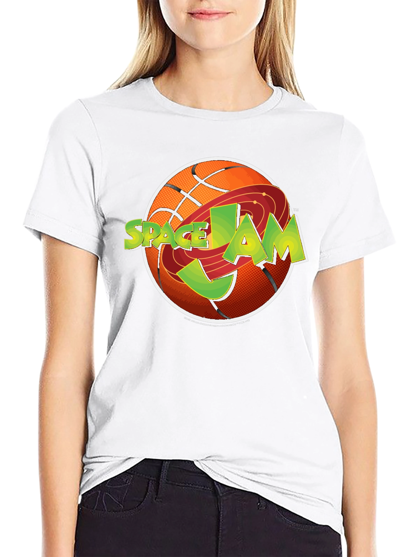 Space Jam Graphic Print T-Shirt