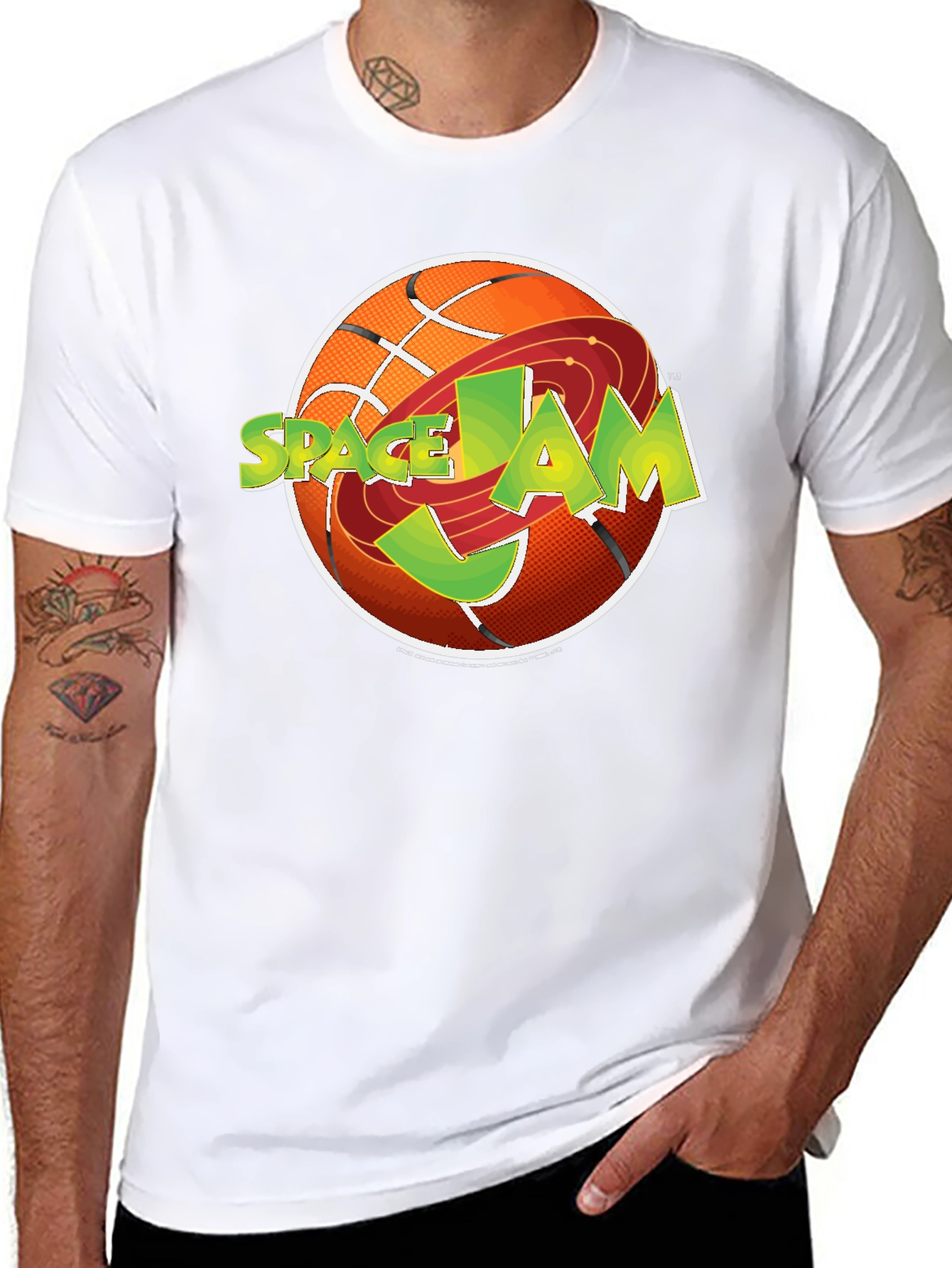 Space Jam Graphic Print T-Shirt