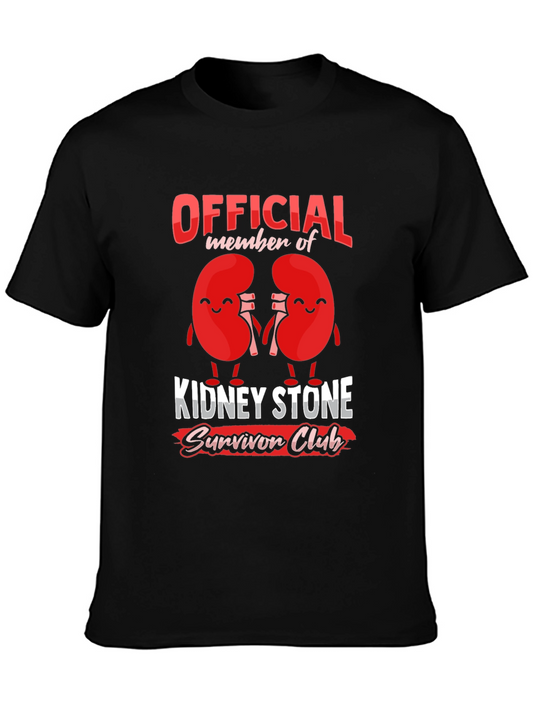 Kidney Stone Survivor Club T-Shirt - Official Member