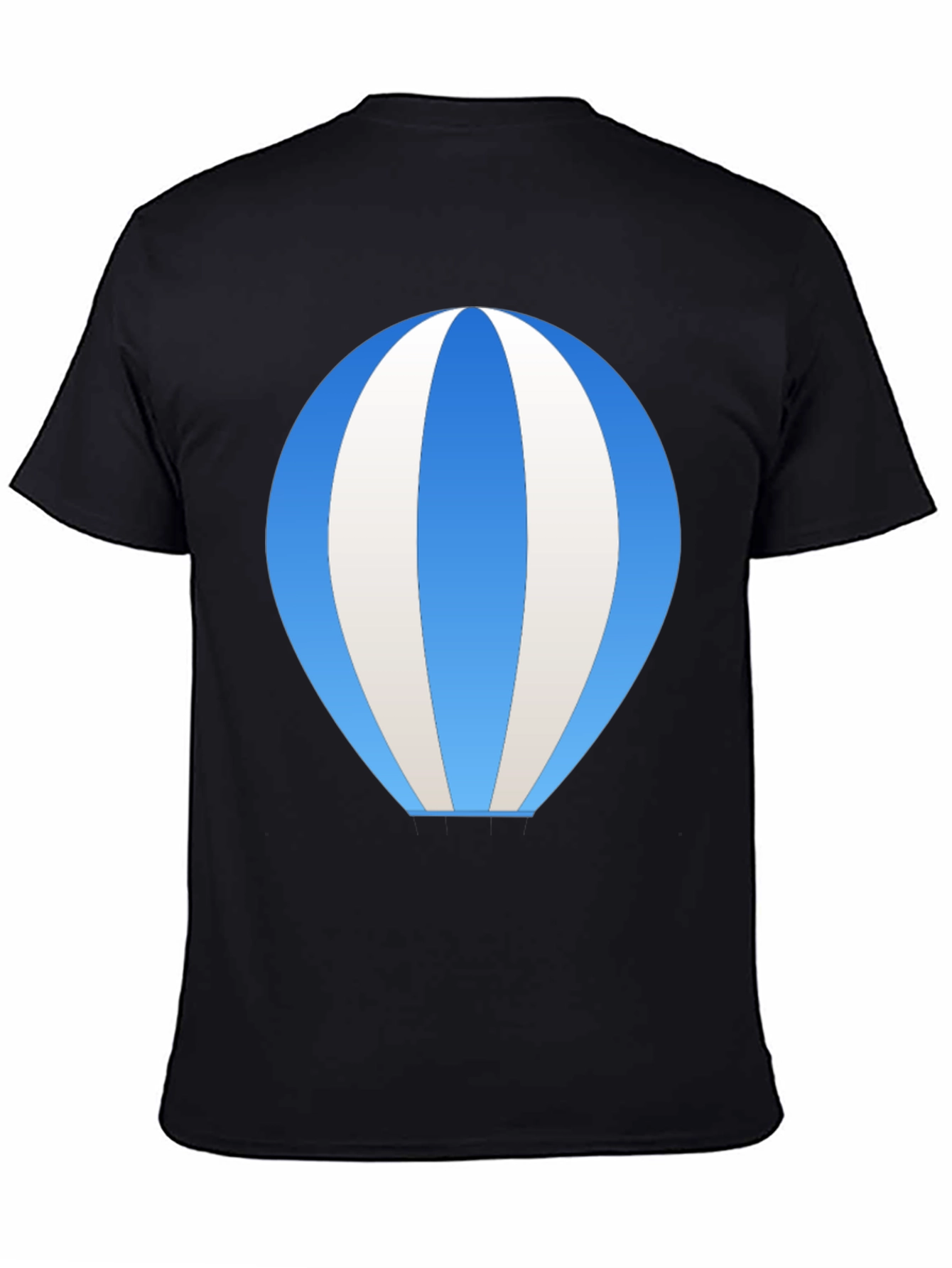 Blue Hot Air Balloon Graphic Tee