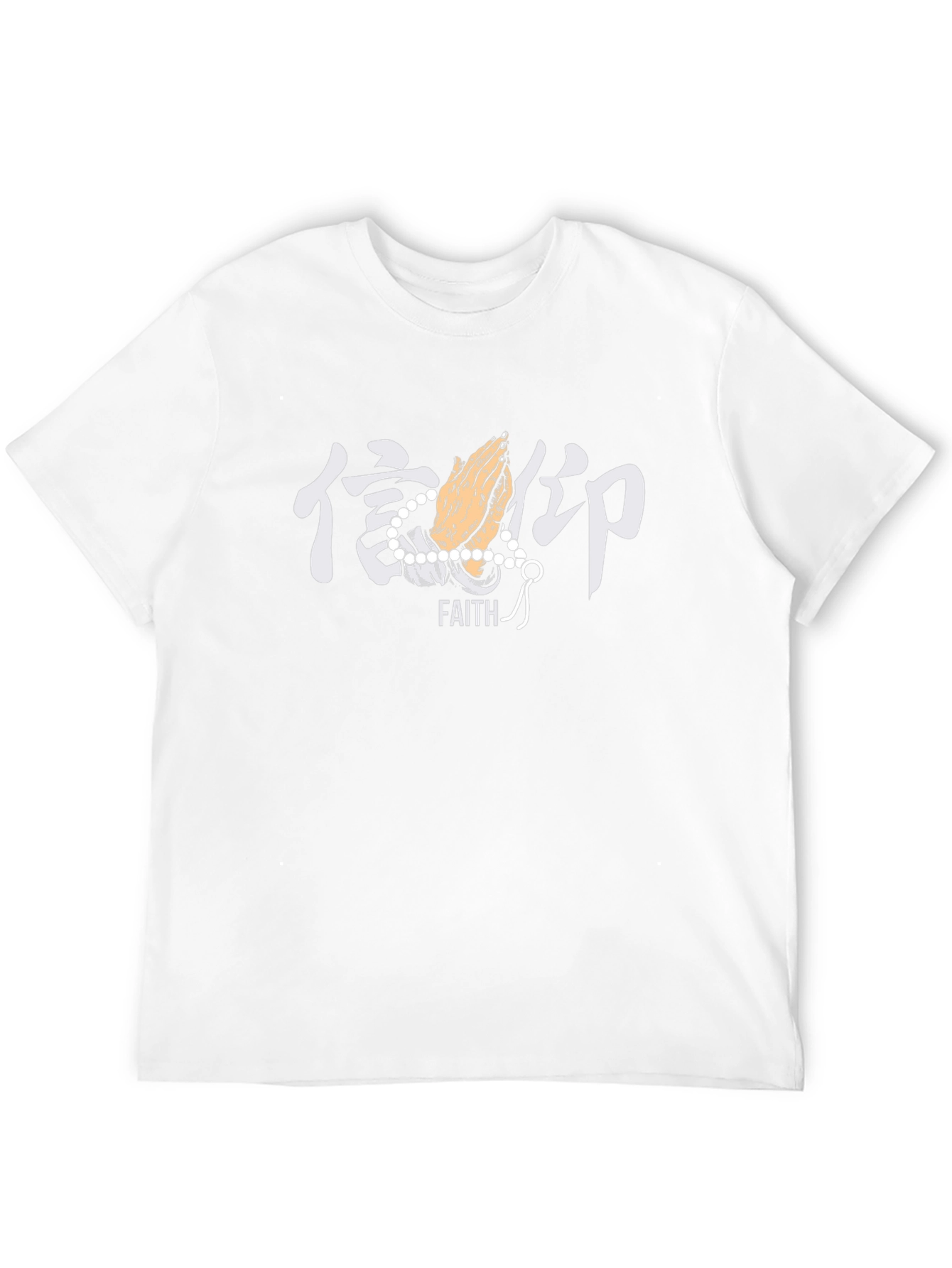 Faith Graphic T-Shirt - Stylish Crew Neck Tee