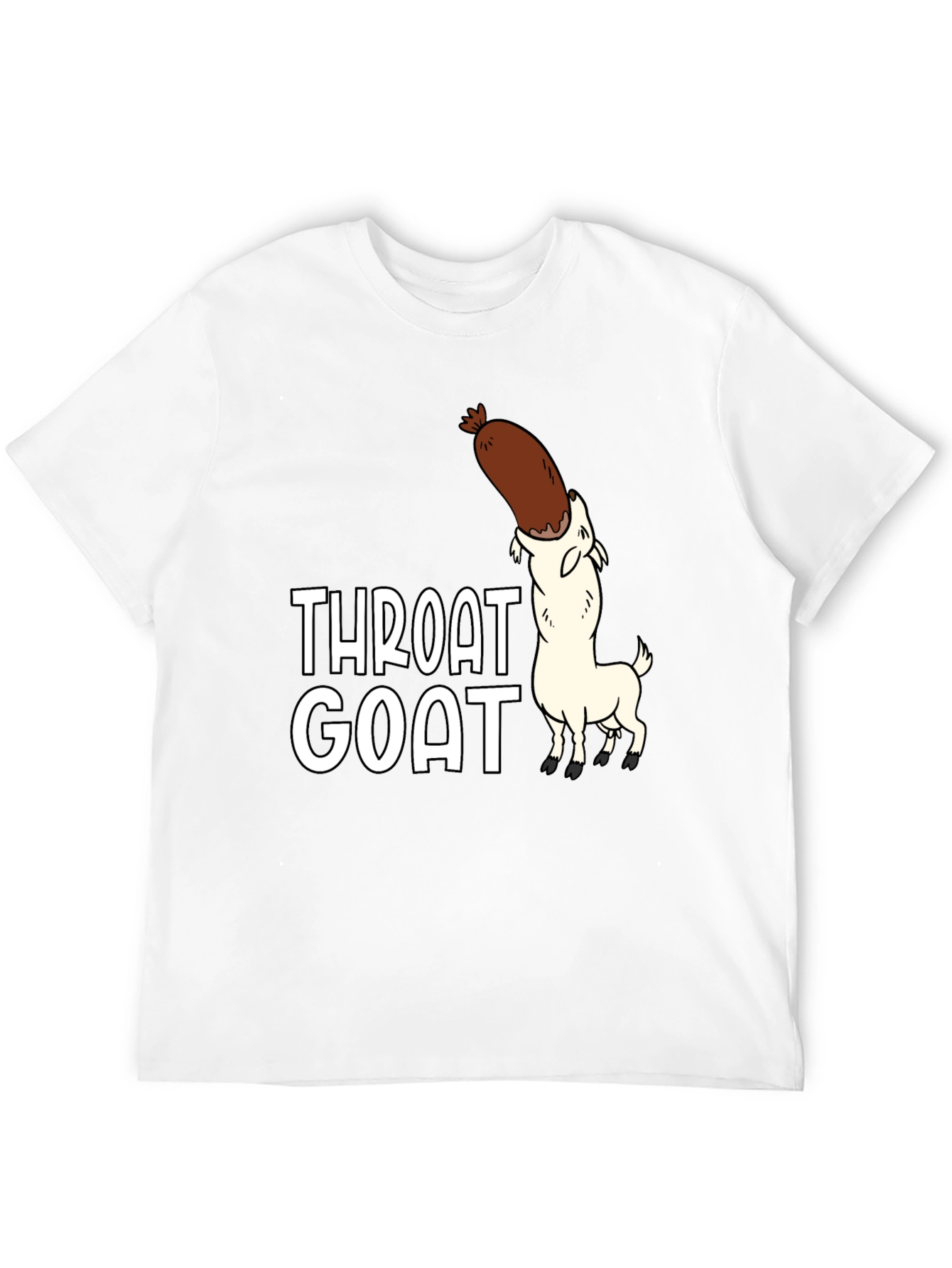 Throat Goat Graphic Tee - Black Unisex Shirt