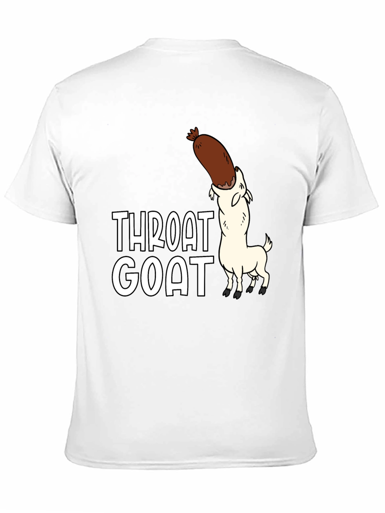 Throat Goat Graphic Tee - Black Unisex Shirt