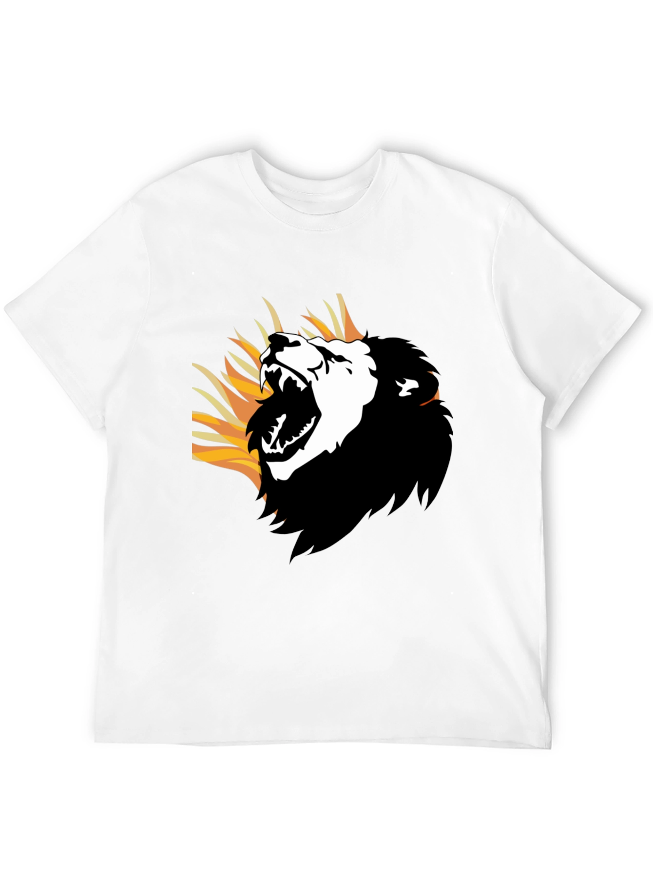 Roaring Lion Graphic Tee - Mens Black T-Shirt
