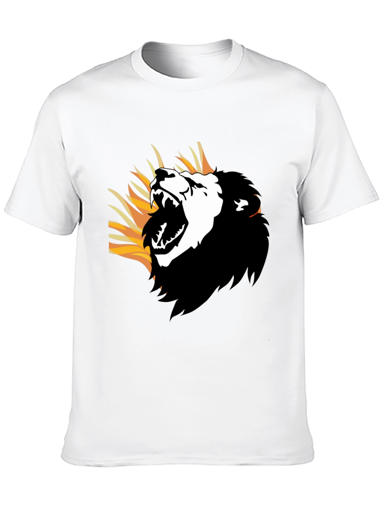 Roaring Lion Graphic Tee - Mens Black T-Shirt