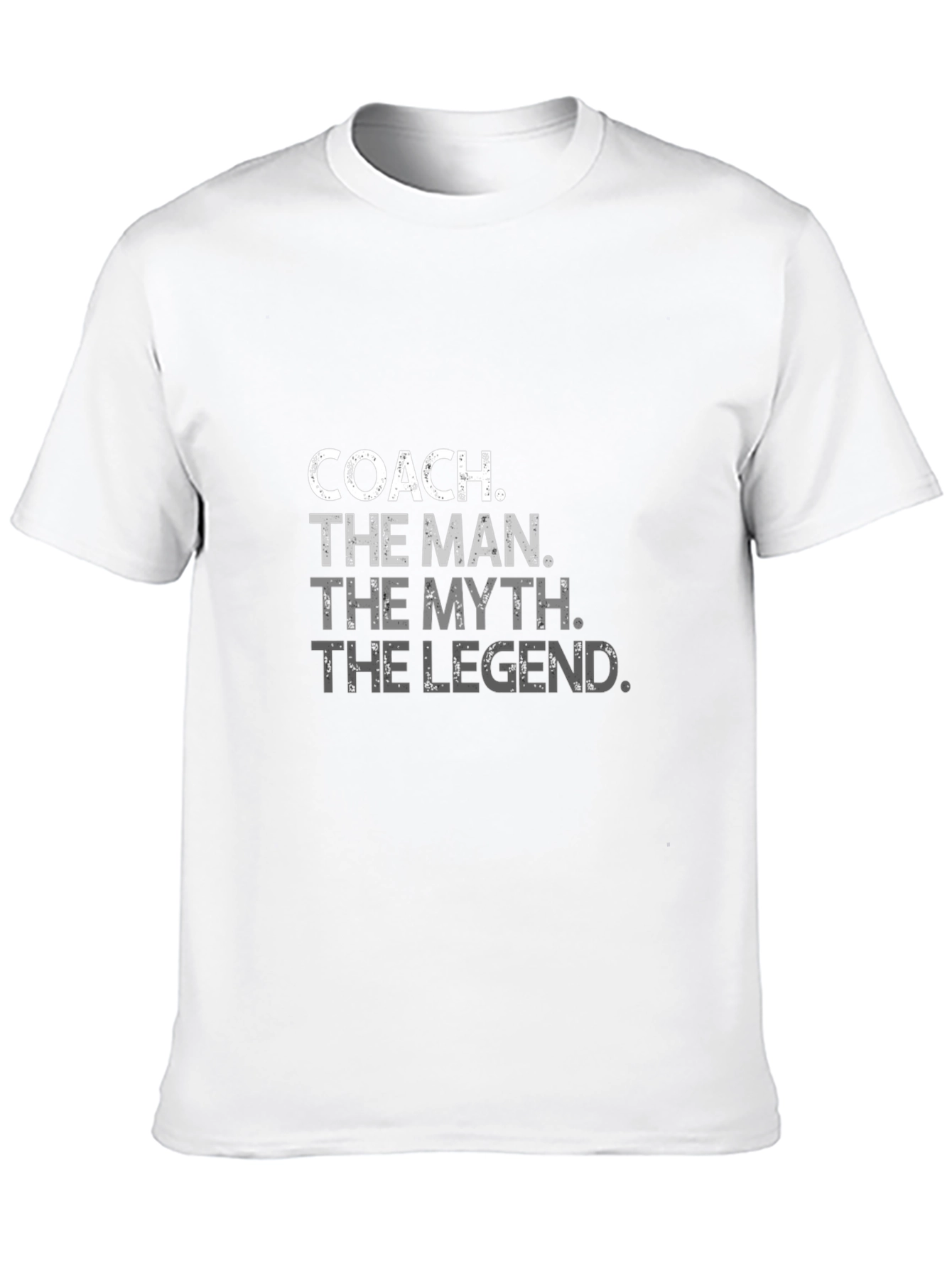 Coach The Man The Myth The Legend Black T-Shirt