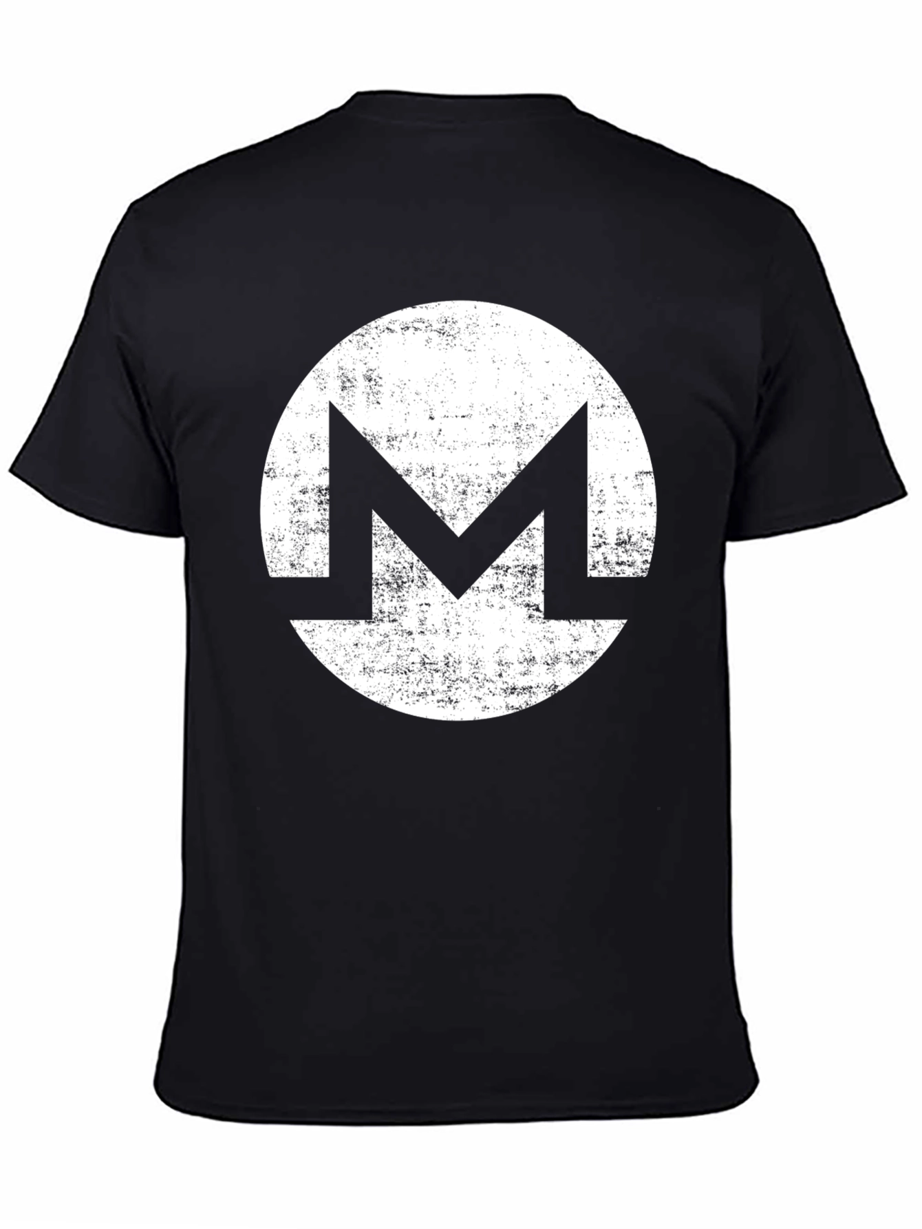 Monero Crypto Logo T-Shirt - Distressed Graphic Tee
