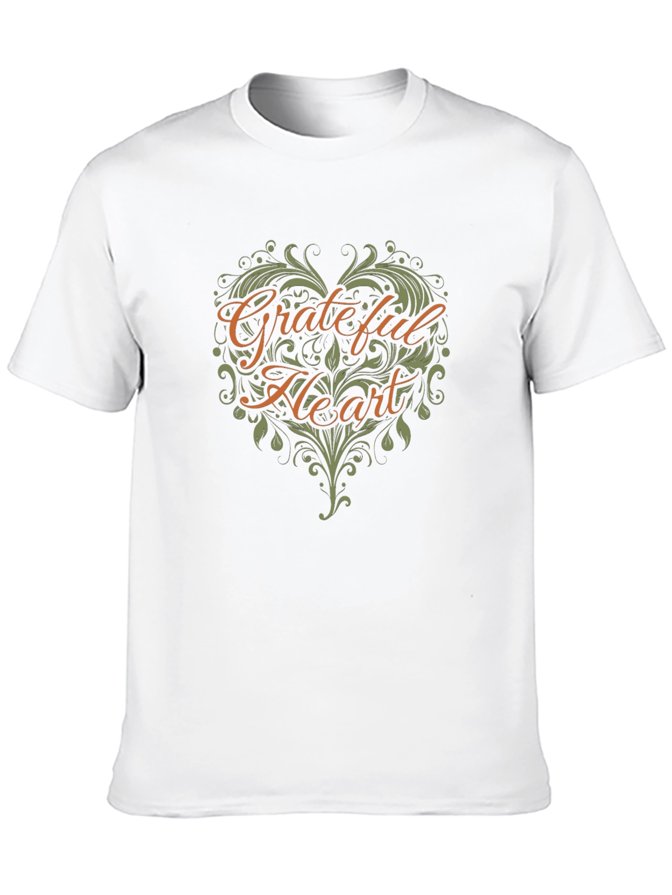 Grateful Heart Black T-Shirt - Stylish Graphic Tee