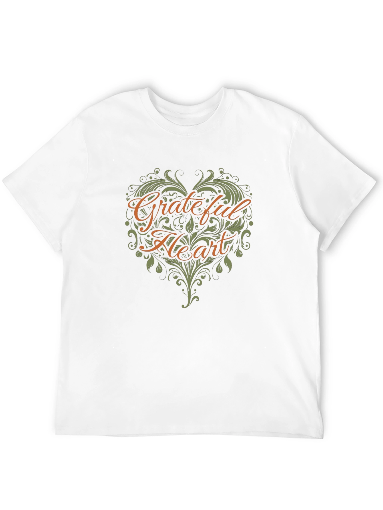 Grateful Heart Black T-Shirt - Stylish Graphic Tee