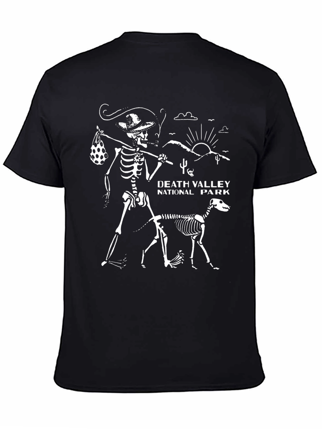 Death Valley National Park Skeleton Graphic Tee