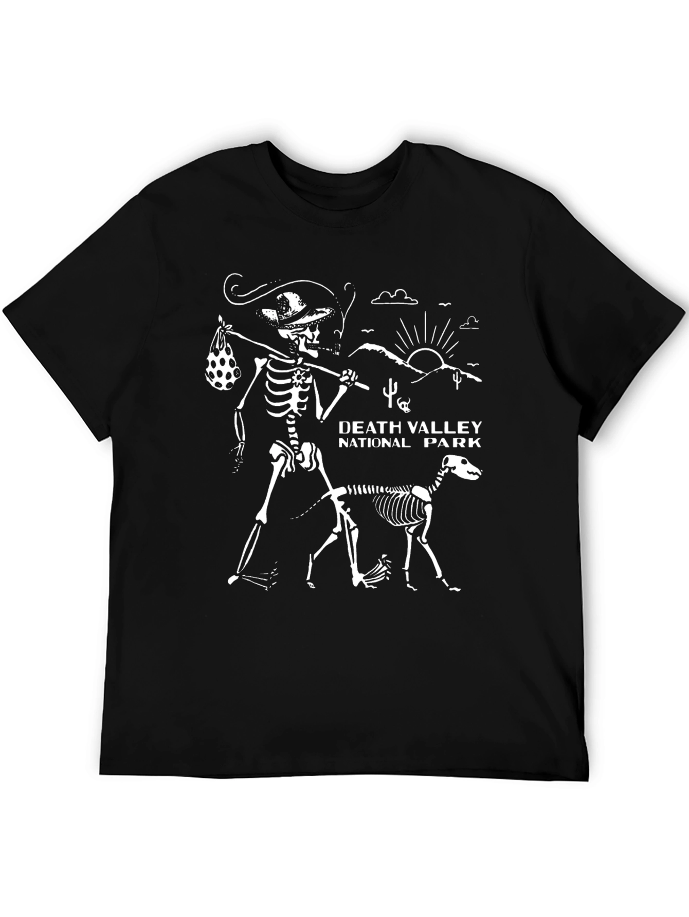Death Valley National Park Skeleton Graphic Tee