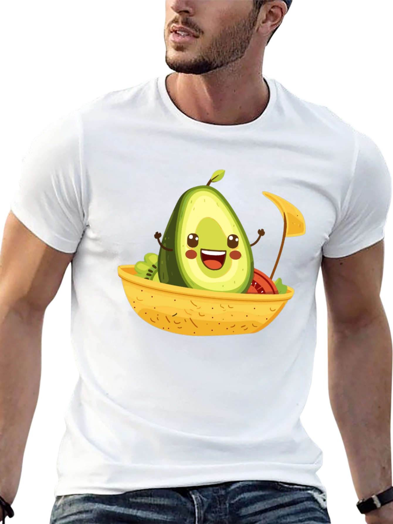 Avocado Boat T-Shirt - Cute Foodie Tee