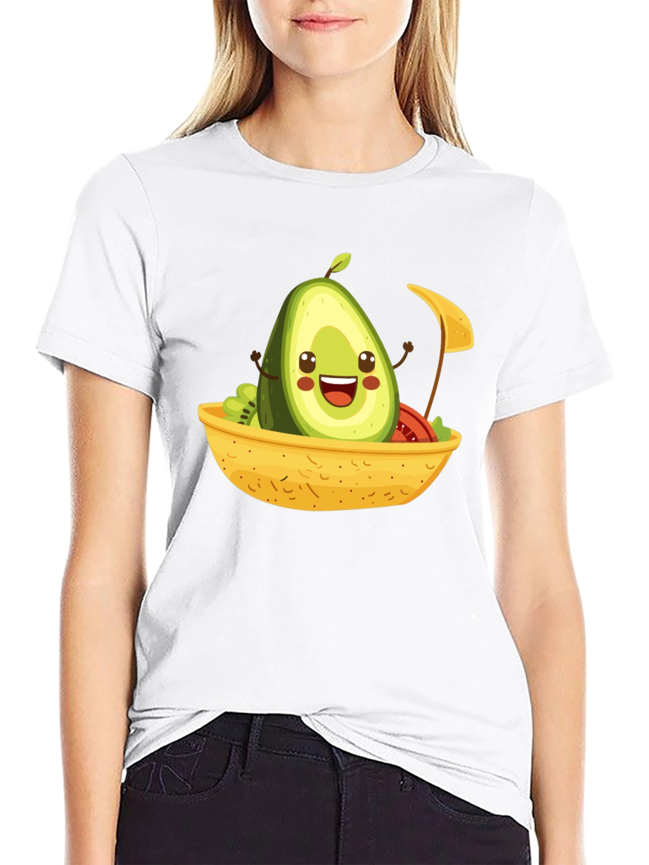 Avocado Boat T-Shirt - Cute Foodie Tee