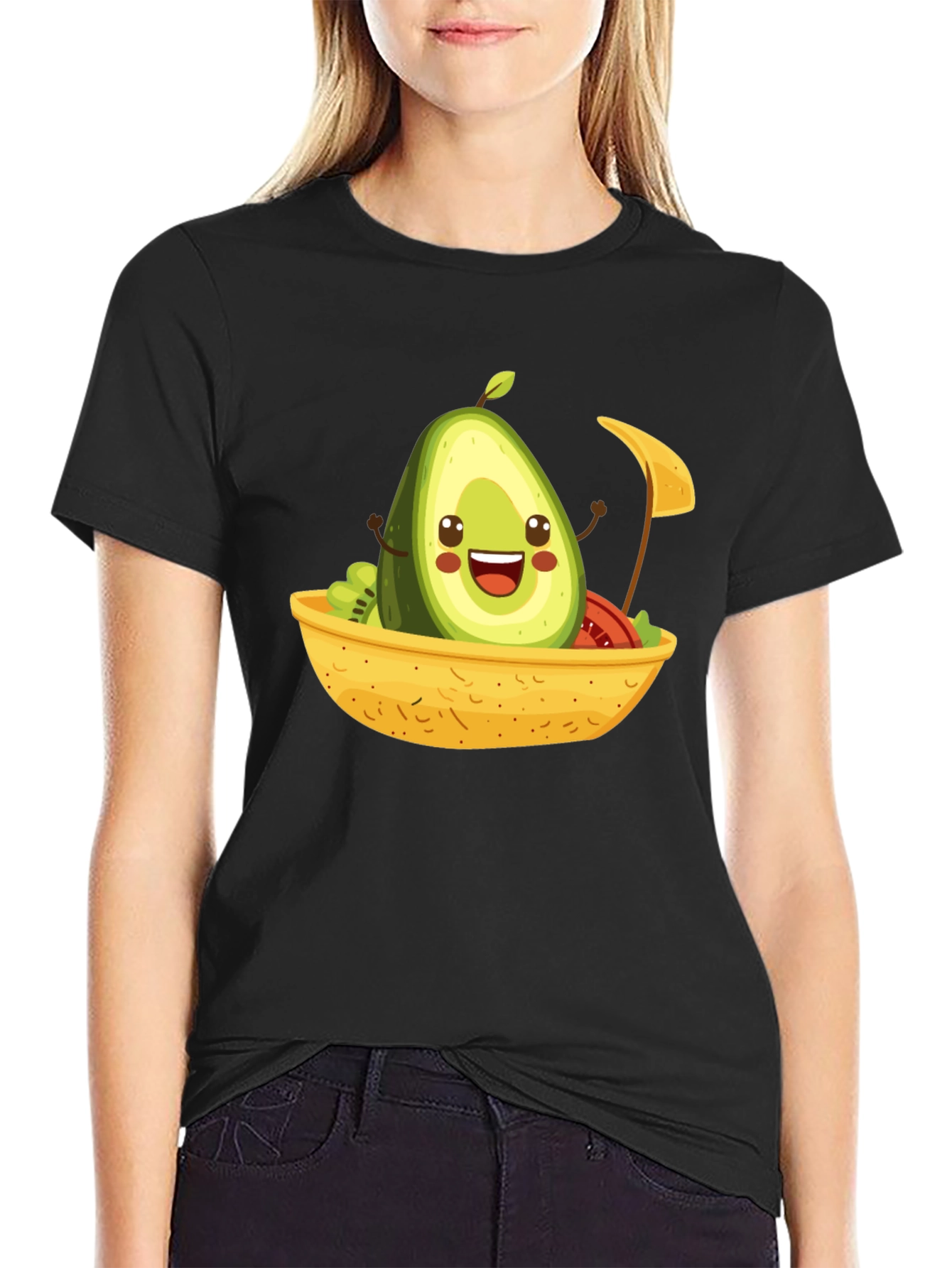 Avocado Boat T-Shirt - Cute Foodie Tee