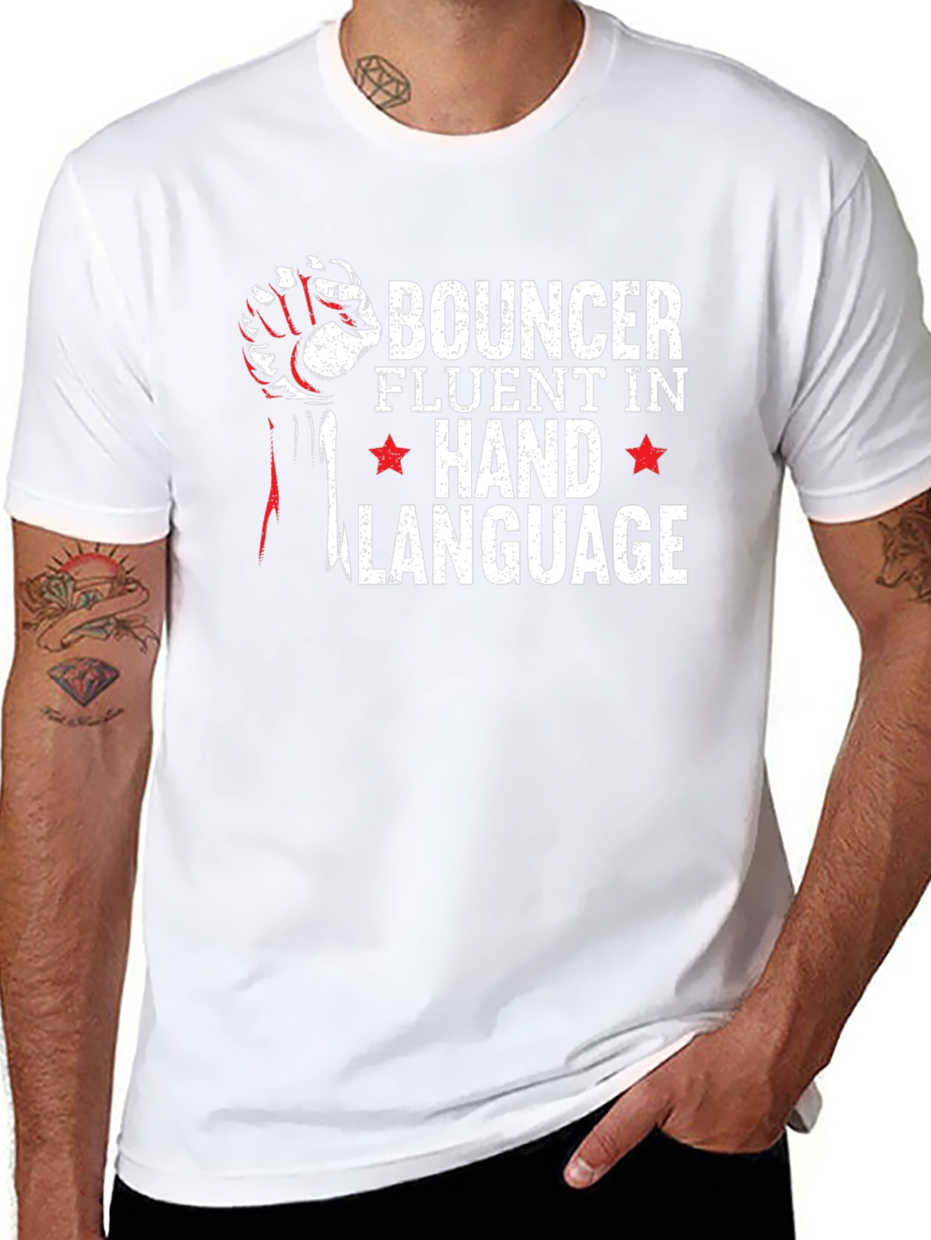 Bouncer Hand Language T-Shirt