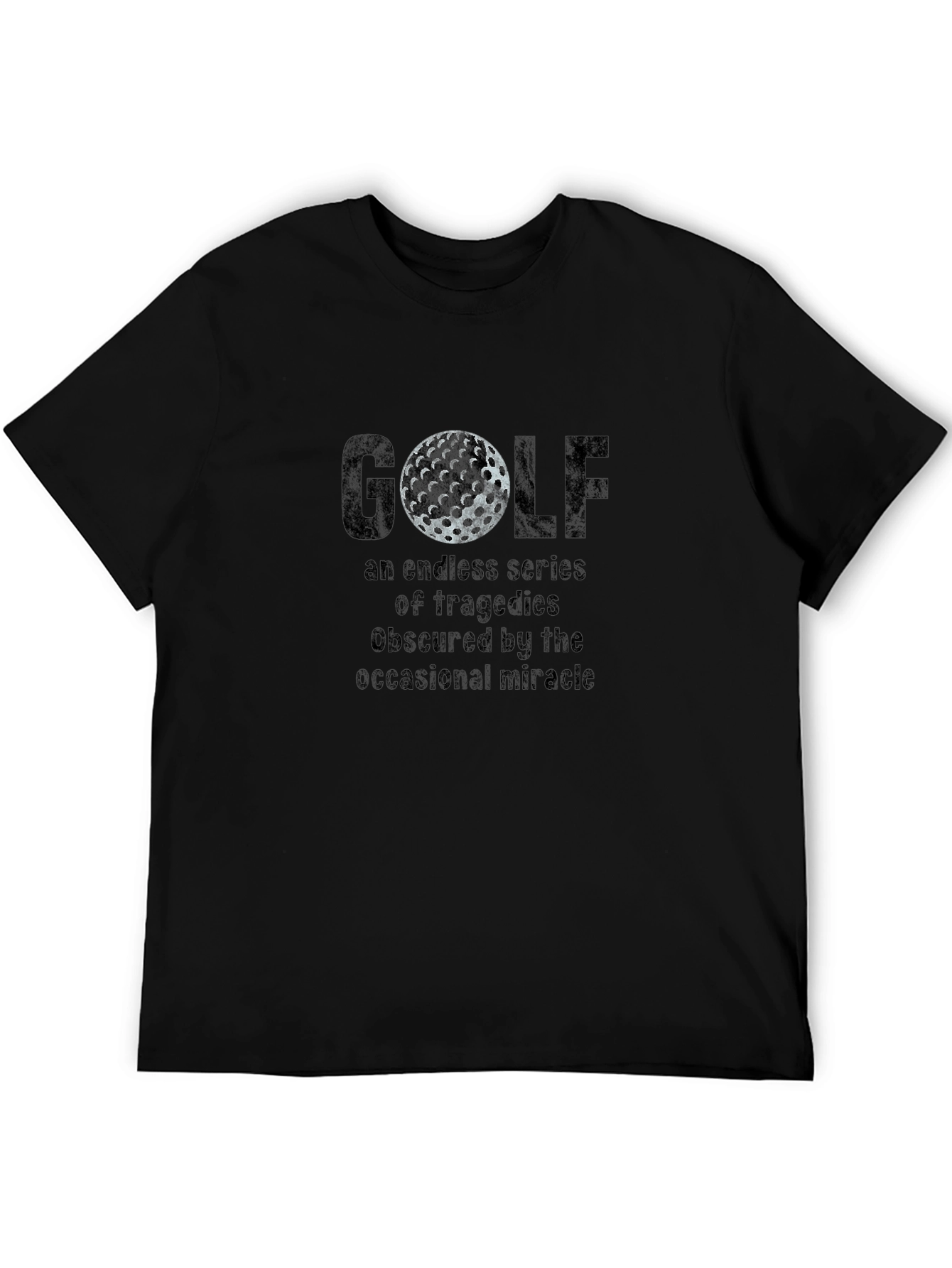 Golf Tragedy Miracle T-Shirt