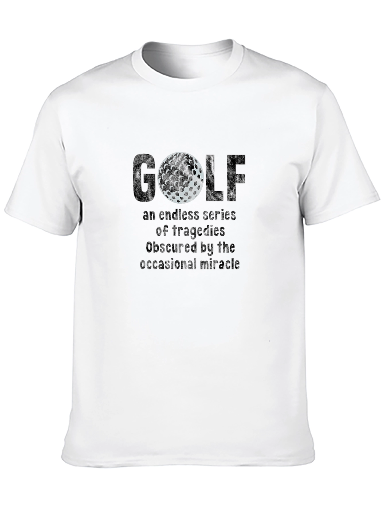 Golf Tragedy Miracle T-Shirt
