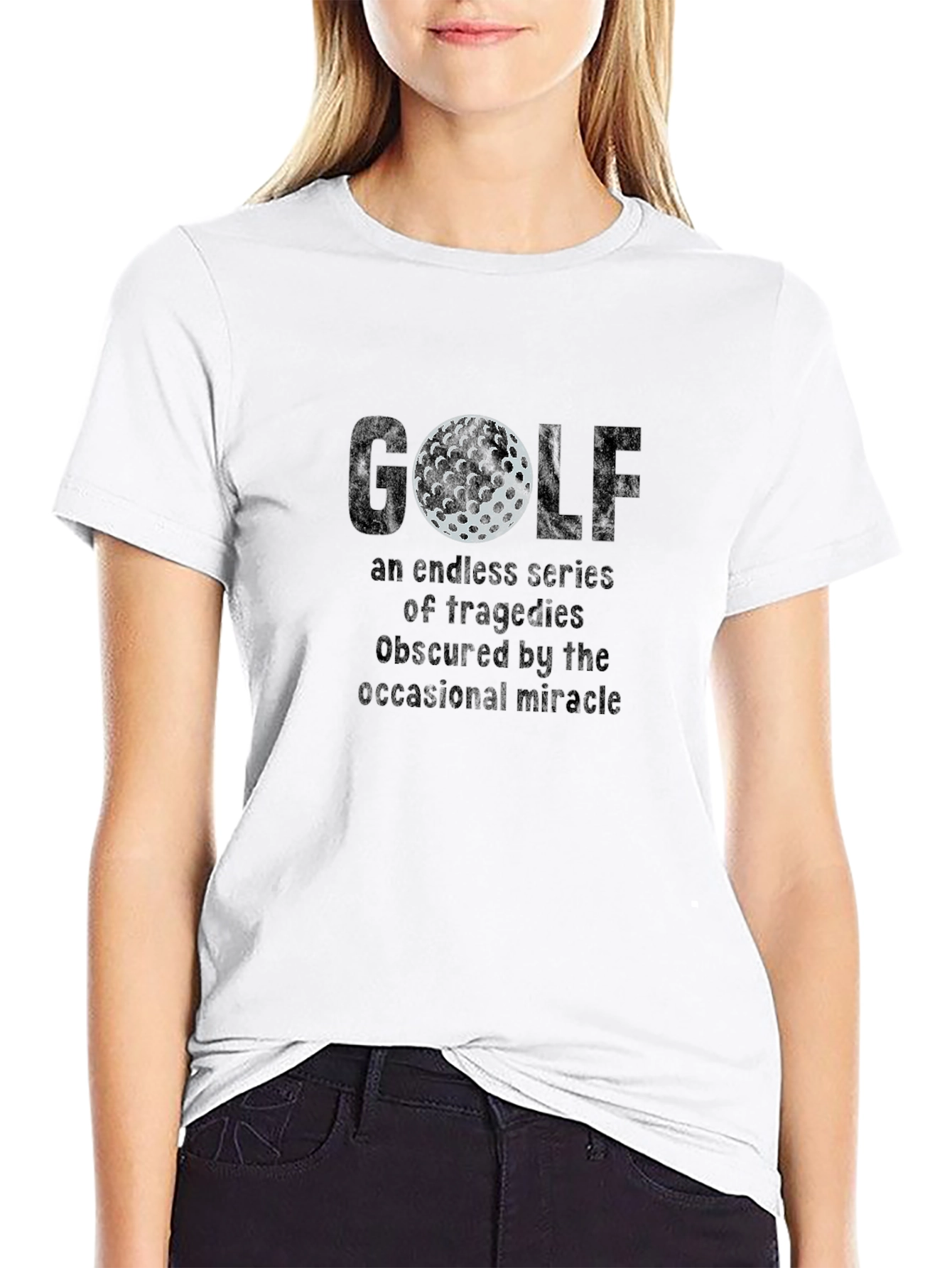 Golf Tragedy Miracle T-Shirt