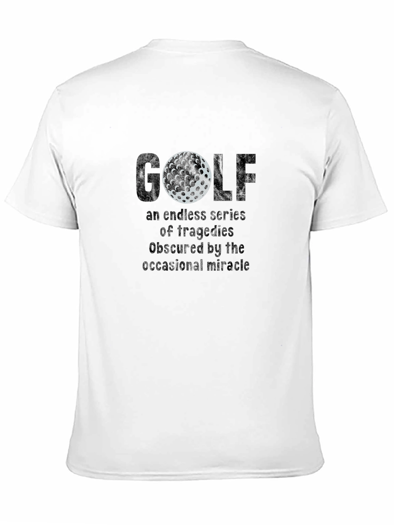Golf Tragedy Miracle T-Shirt