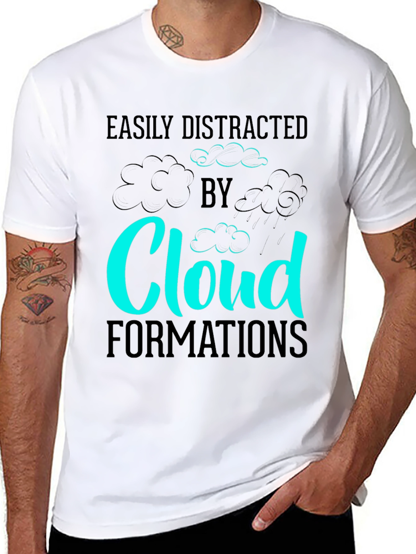 Easily Distracted by Cloud Formations T-Shirt