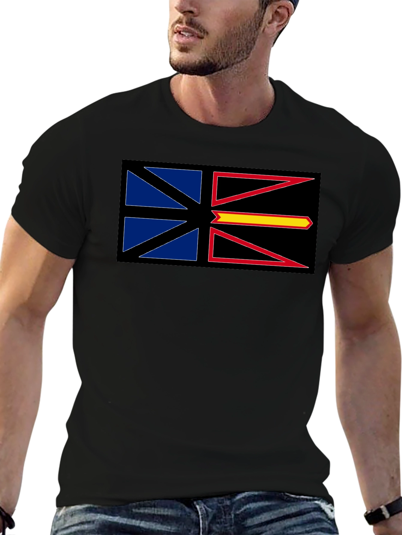 Newfoundland Flag Graphic T-Shirt