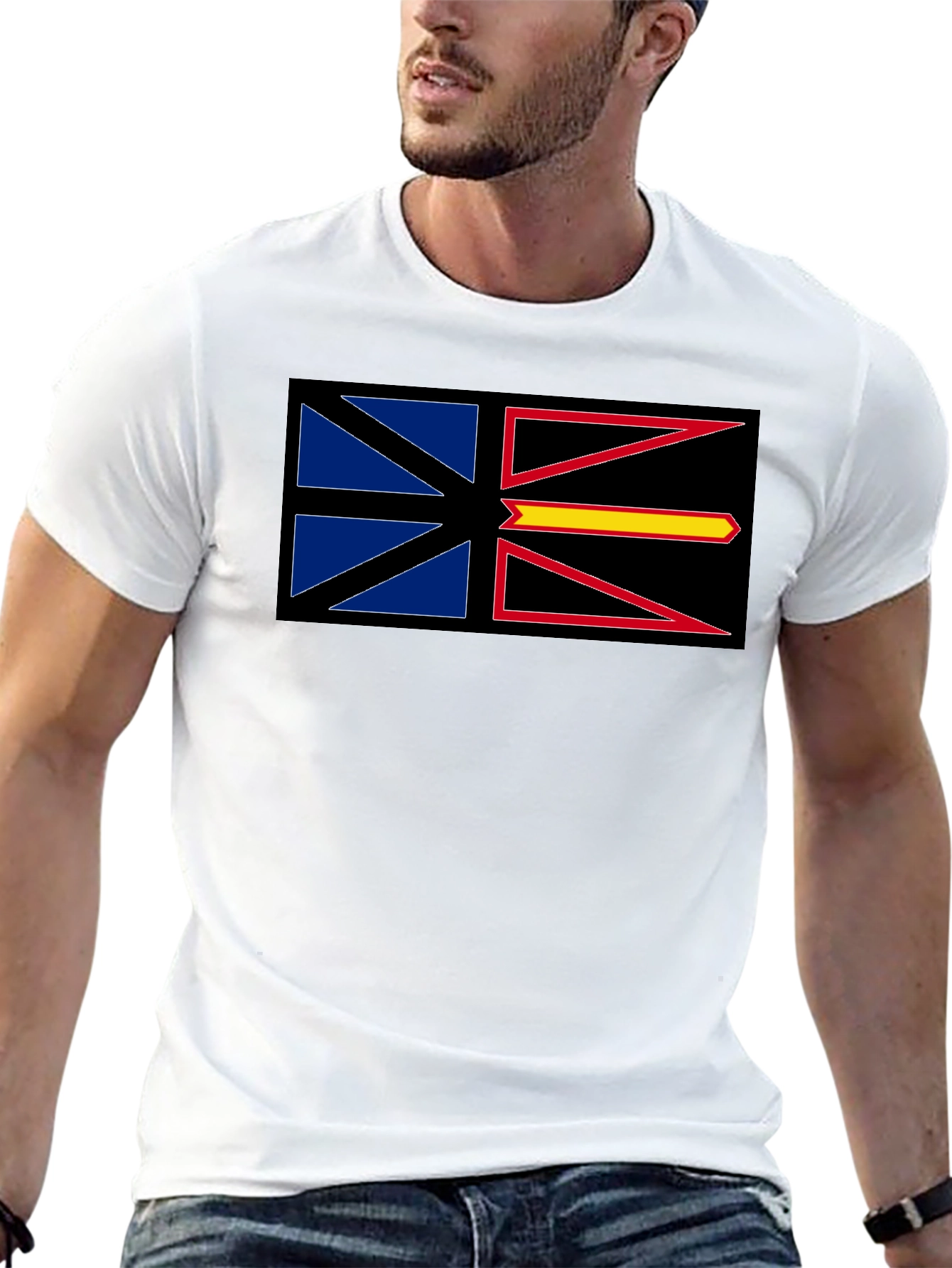Newfoundland Flag Graphic T-Shirt