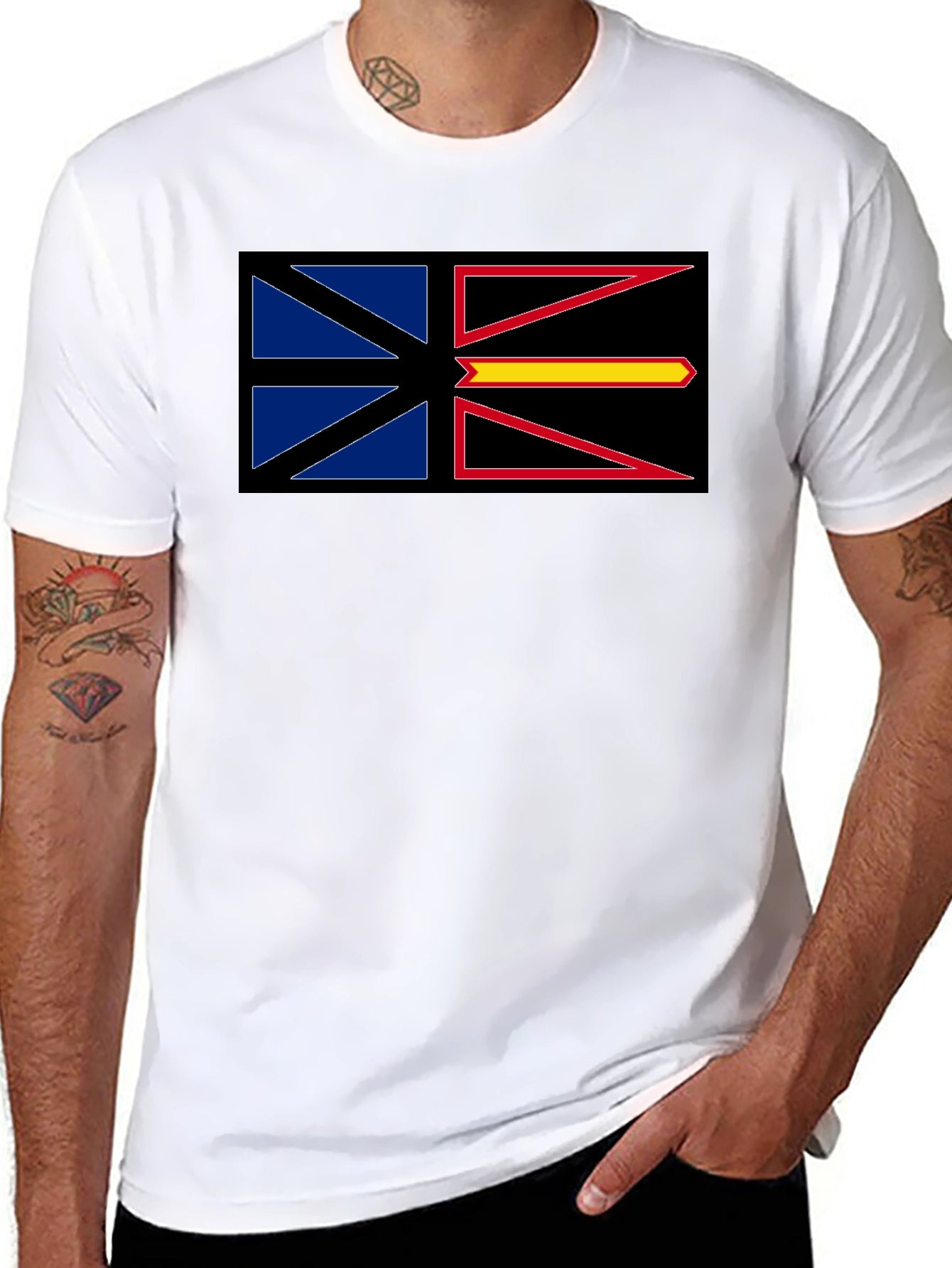 Newfoundland Flag Graphic T-Shirt