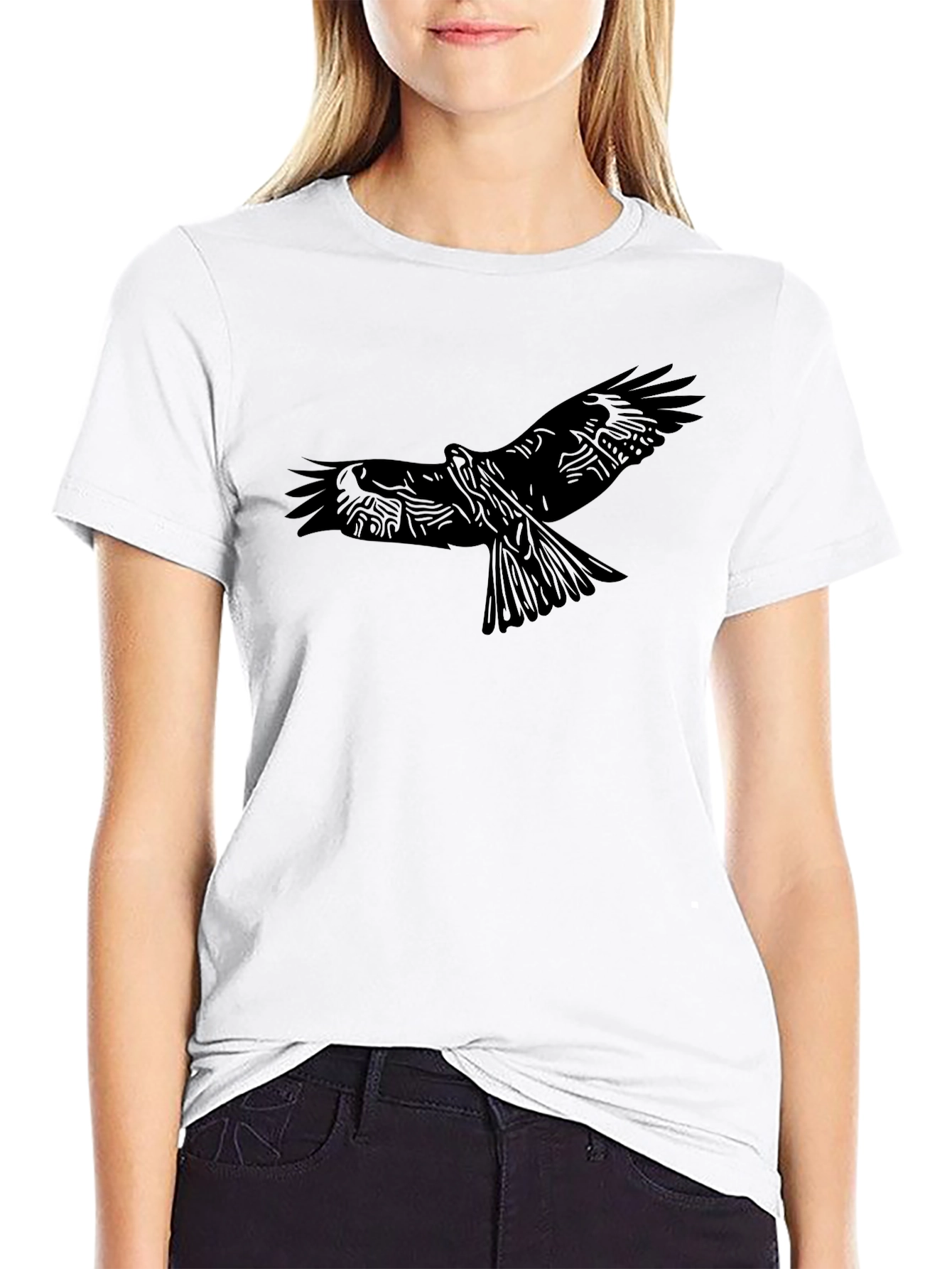 Black Eagle Graphic Tee - Stylish Mens Apparel