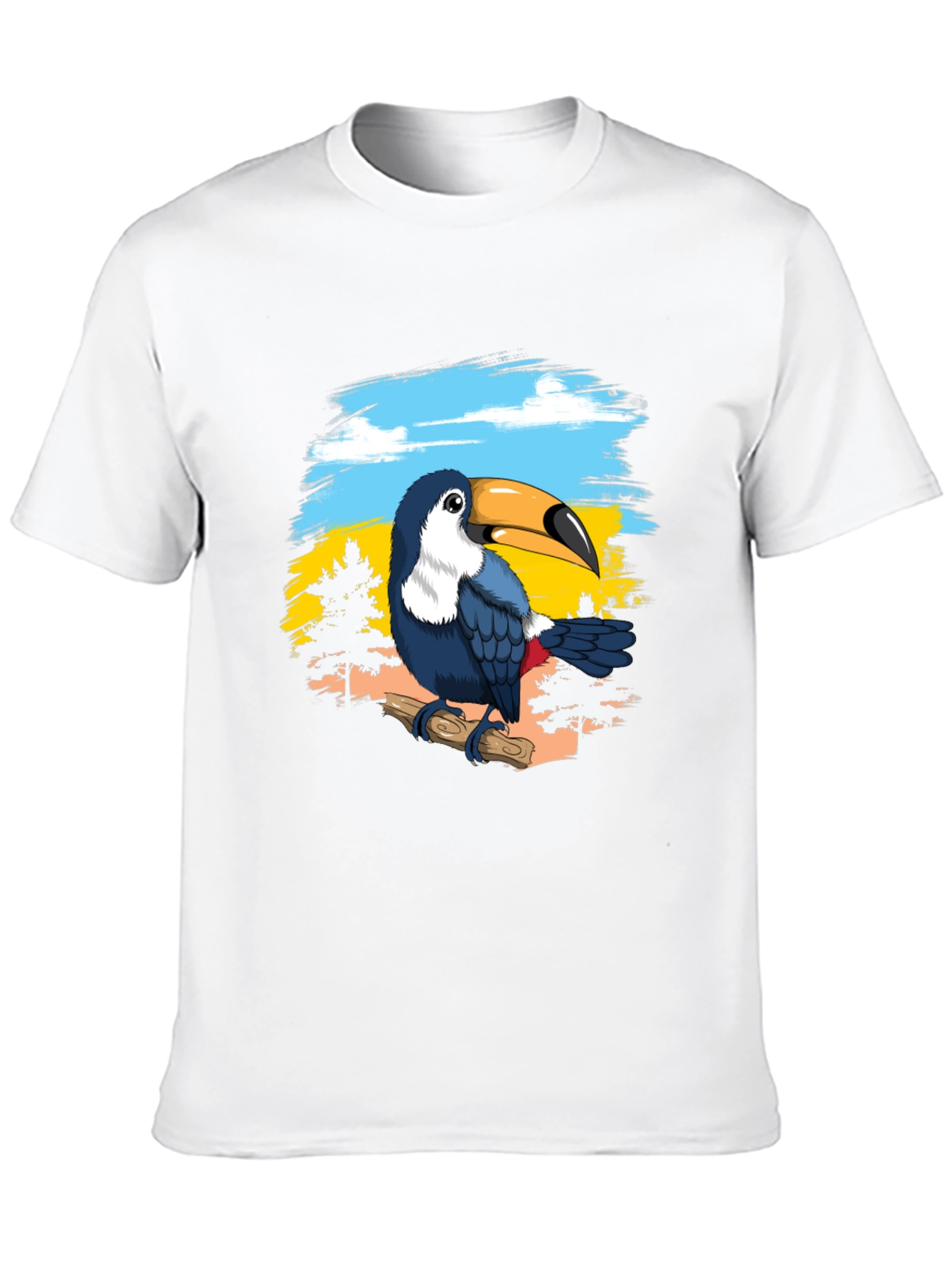 Toucan Graphic T-Shirt - Tropical Bird Design