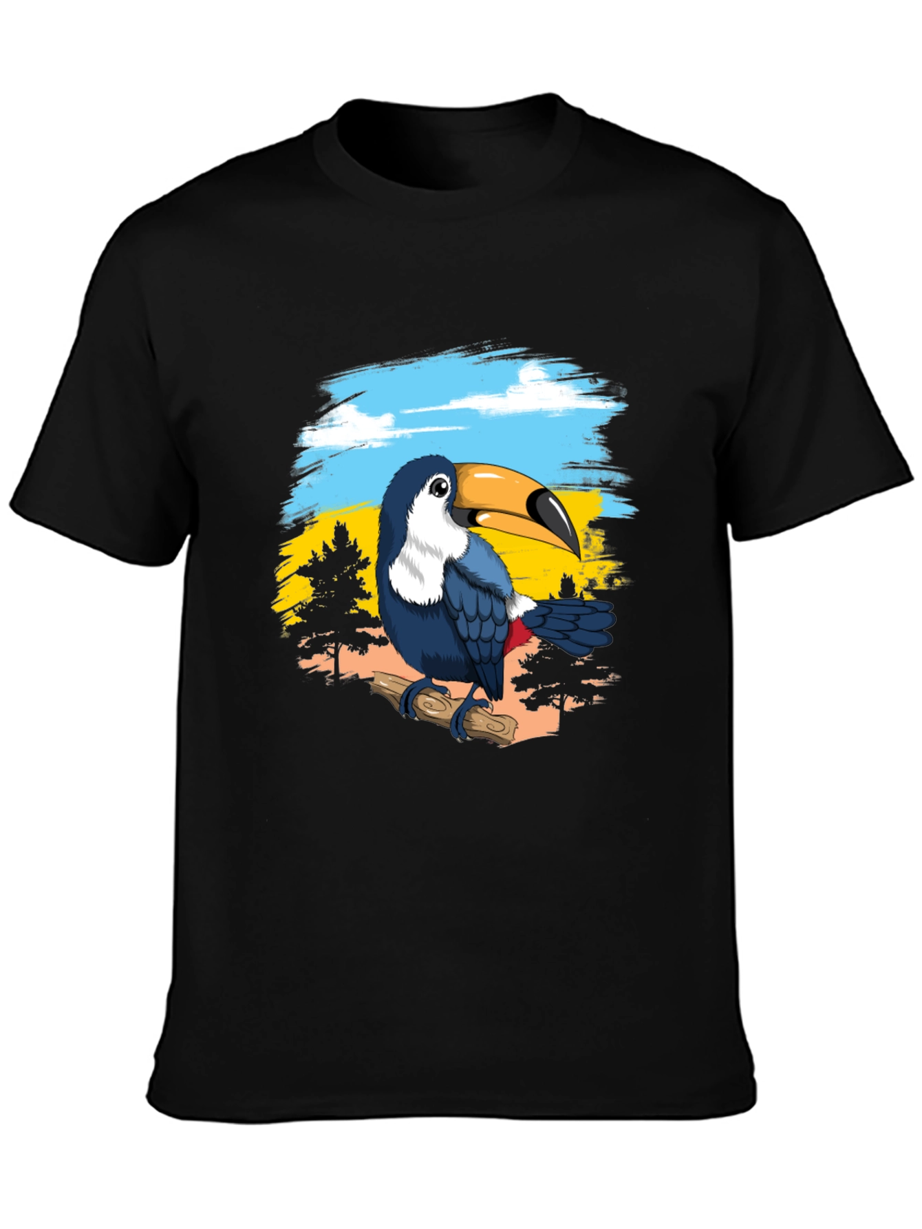 Toucan Graphic T-Shirt - Tropical Bird Design
